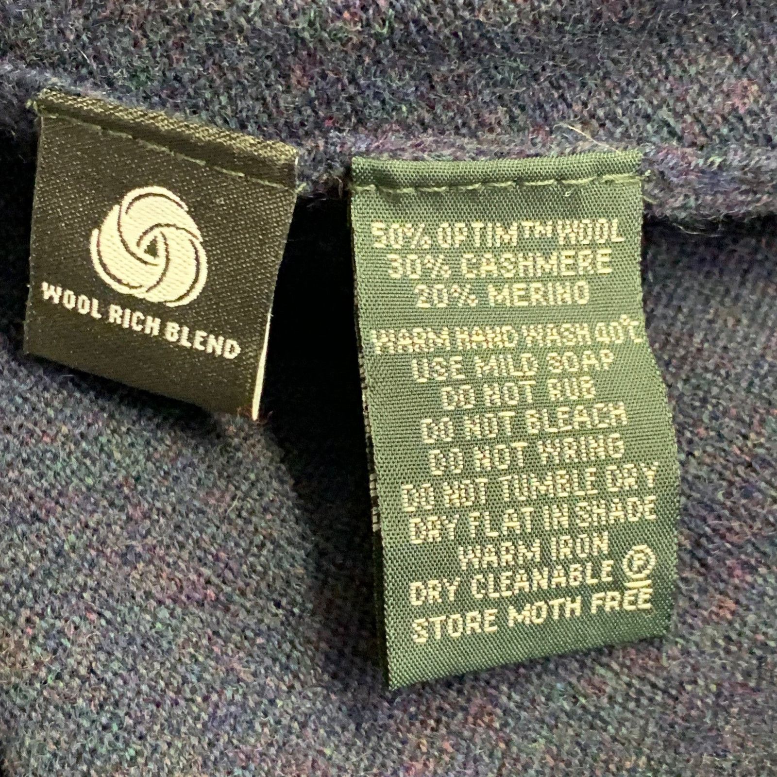 Rodd & Gunn XL Navy Knit Wool Cashmere Blend Crew Neck Sweater Size XL / US 12-14 / IT 48-50 - 5 Thumbnail