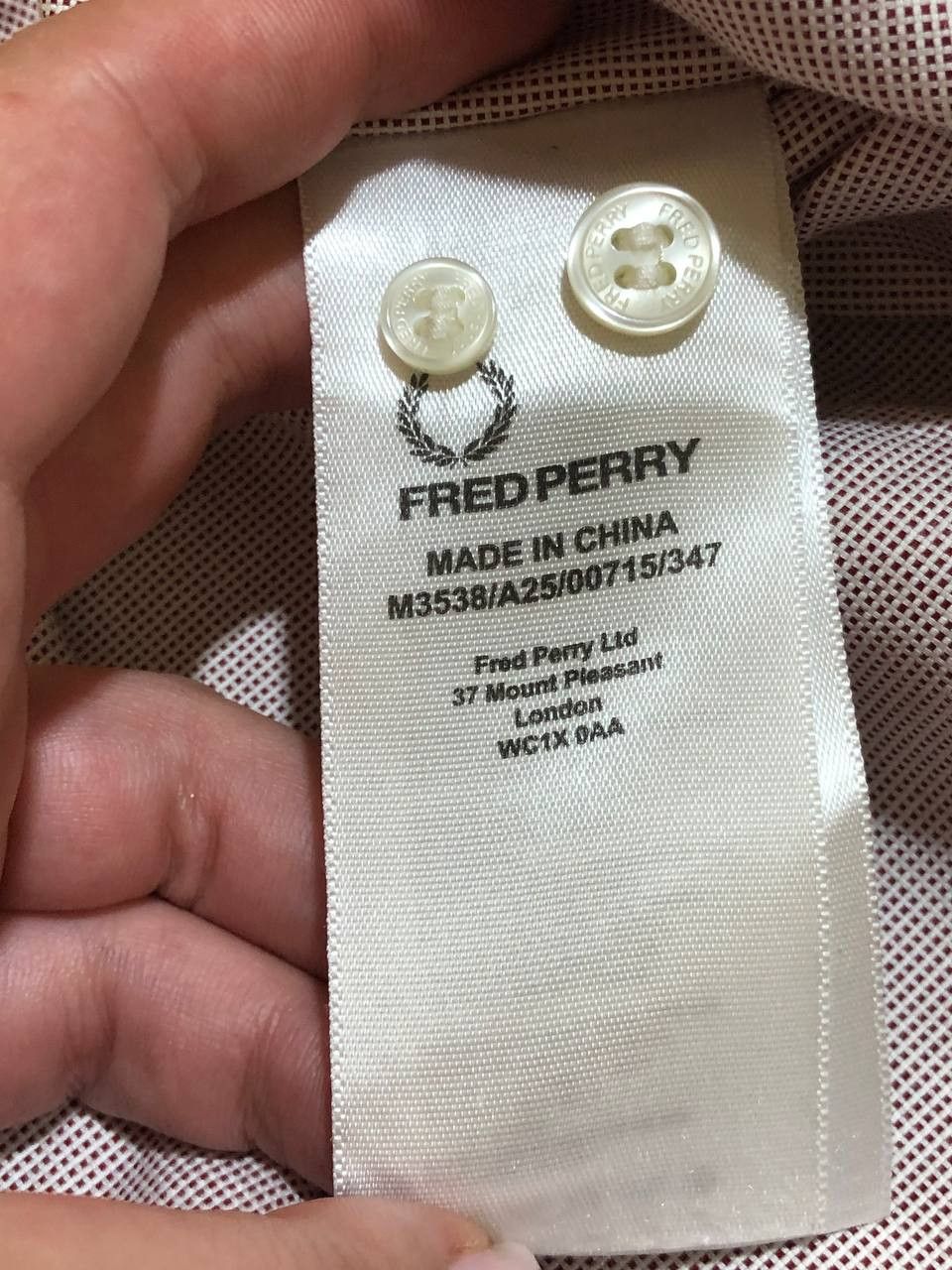 Fred Perry Fred Perry Shirt Size US XL / EU 56 / 4 - 3 Thumbnail