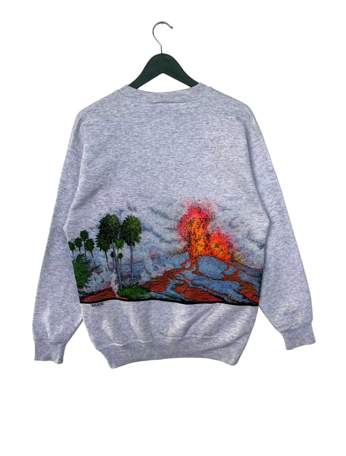 Signal Sport Vintage 1989 Hawaii Volcanoes National Park Sweatshirt Size US M / EU 48-50 / 2 - 2 Thumbnail
