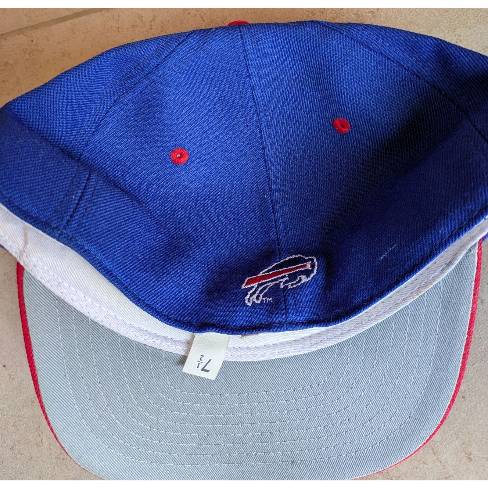 NFL × Starter Buffalo Bills 90s ANNCO fitted HELMET 7 1/2 cap NFL vintage Size ONE SIZE - 3 Thumbnail