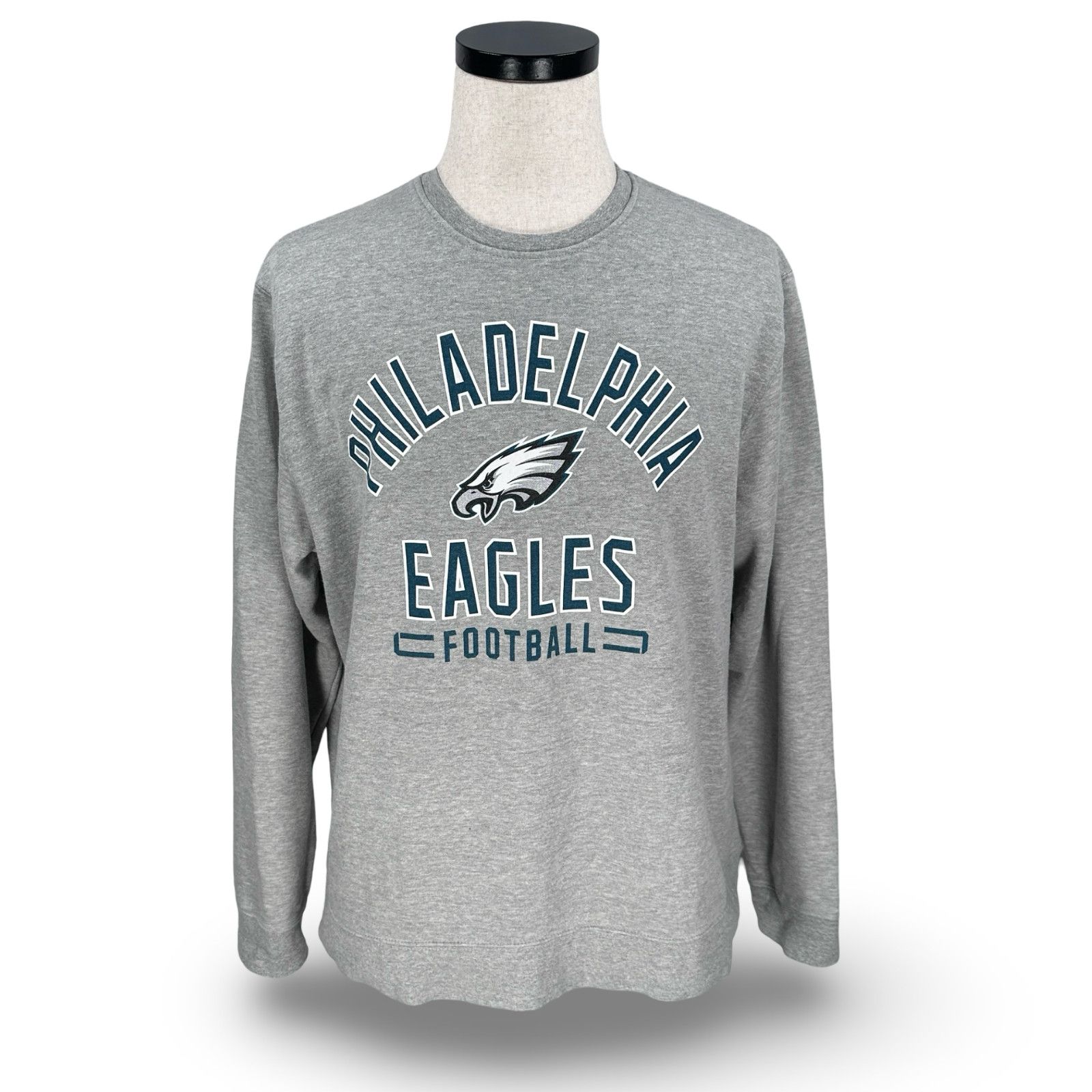 Majestic Majestic Philadelphia Eagles Football Sweatshirt Men XL Gray Size US XL / EU 56 / 4 - 1 Thumbnail