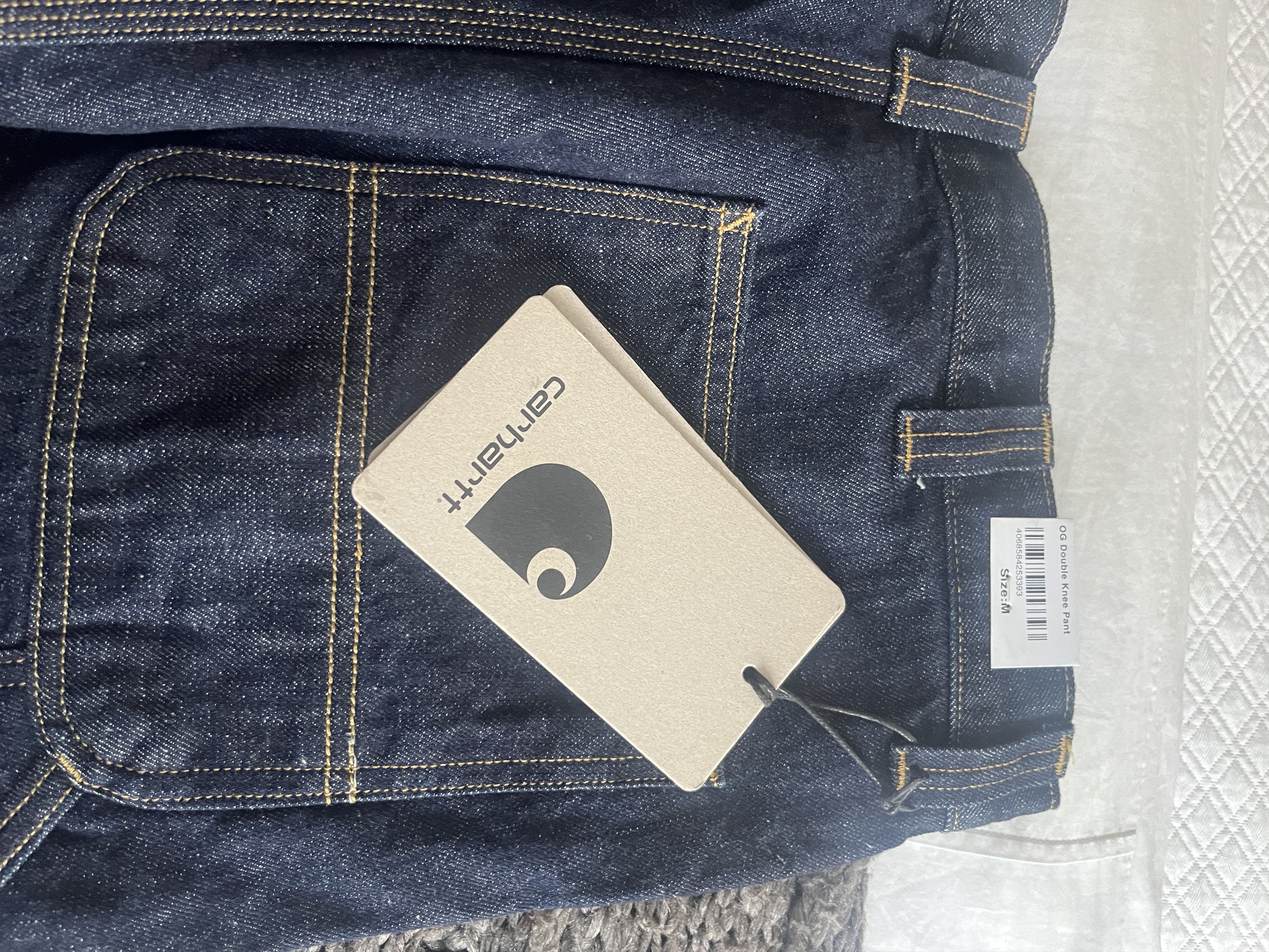 Carhartt Wip OG Double Knee Pant - Blue (rinsed) - Medium Size US 32 / EU 48 - 2 Thumbnail