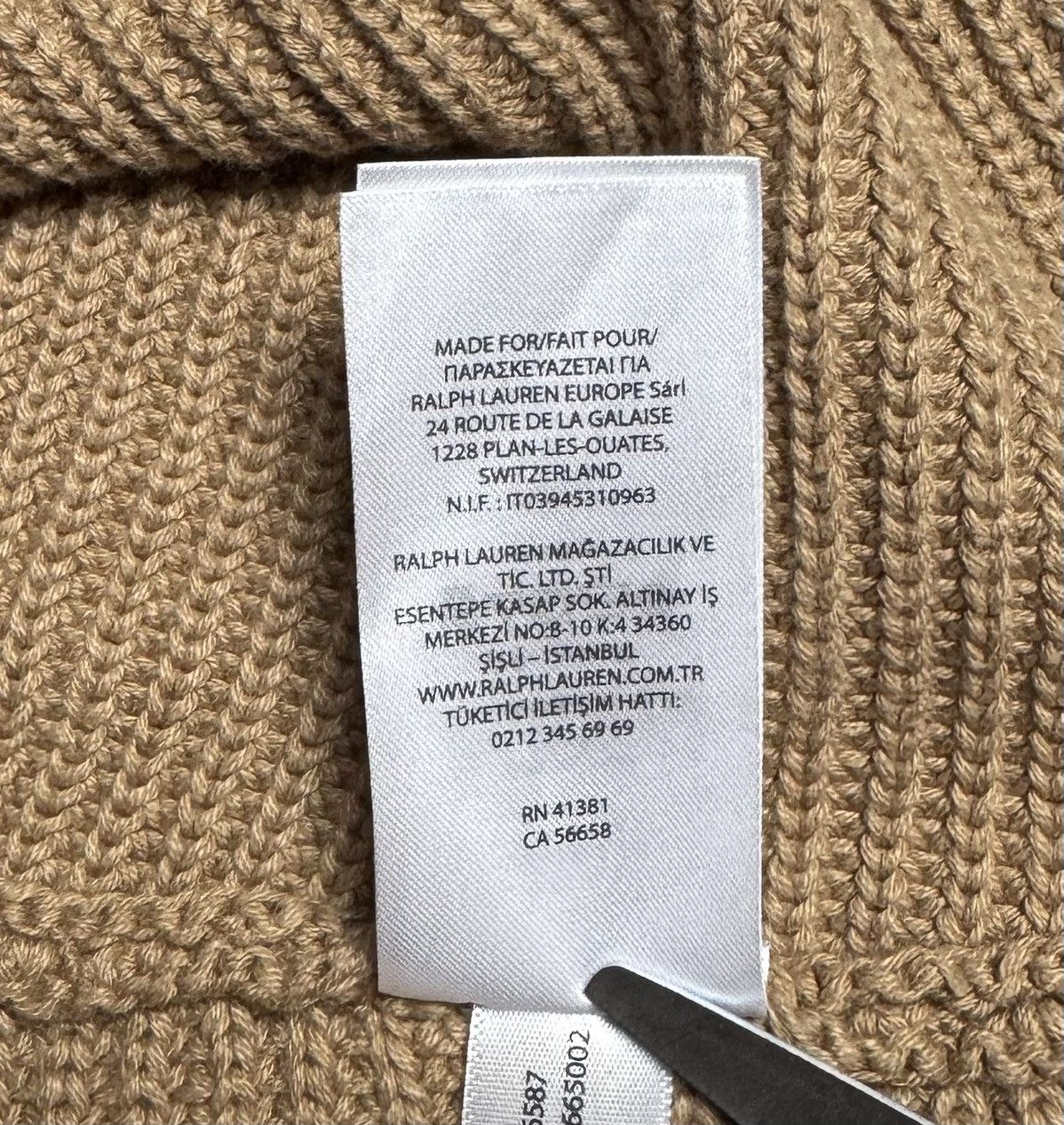 Lauren Ralph Lauren Lauren Ralph Lauren Black Label V-Neck Knit Sweater Size L Size L / US 10 / IT 46 - 10 Thumbnail