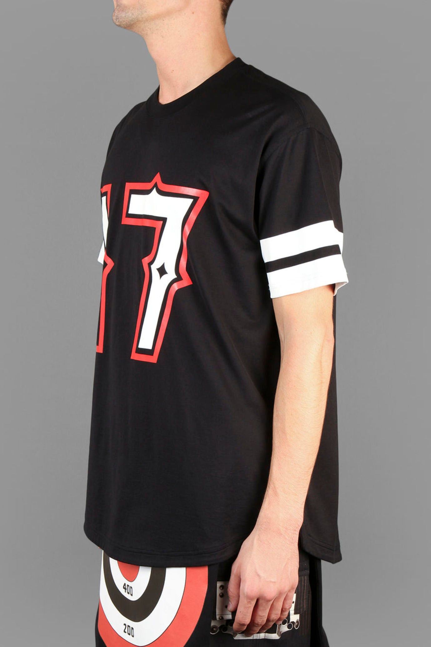 Givenchy Black 17 Print Oversized T-Shirt Size US XS / EU 42 / 0 - 3 Thumbnail