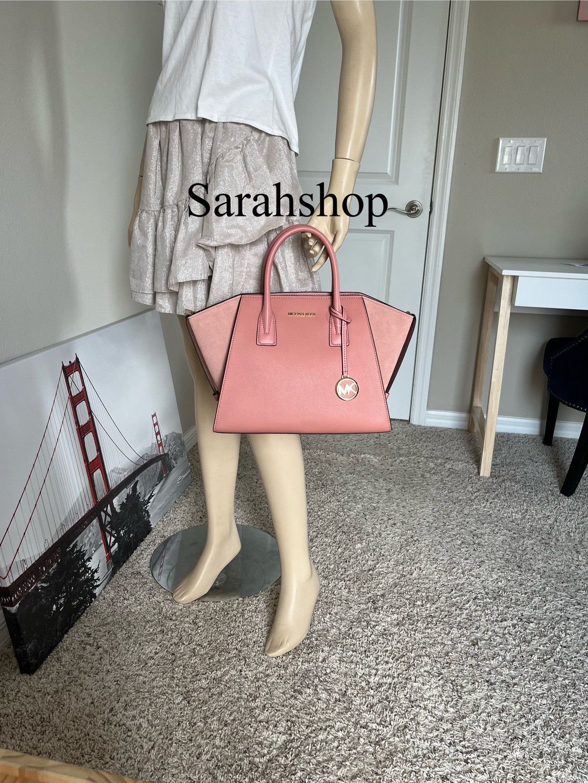 Michael Kors Michael Kors Avril Large TZ Satchel Size ONE SIZE - 9 Thumbnail