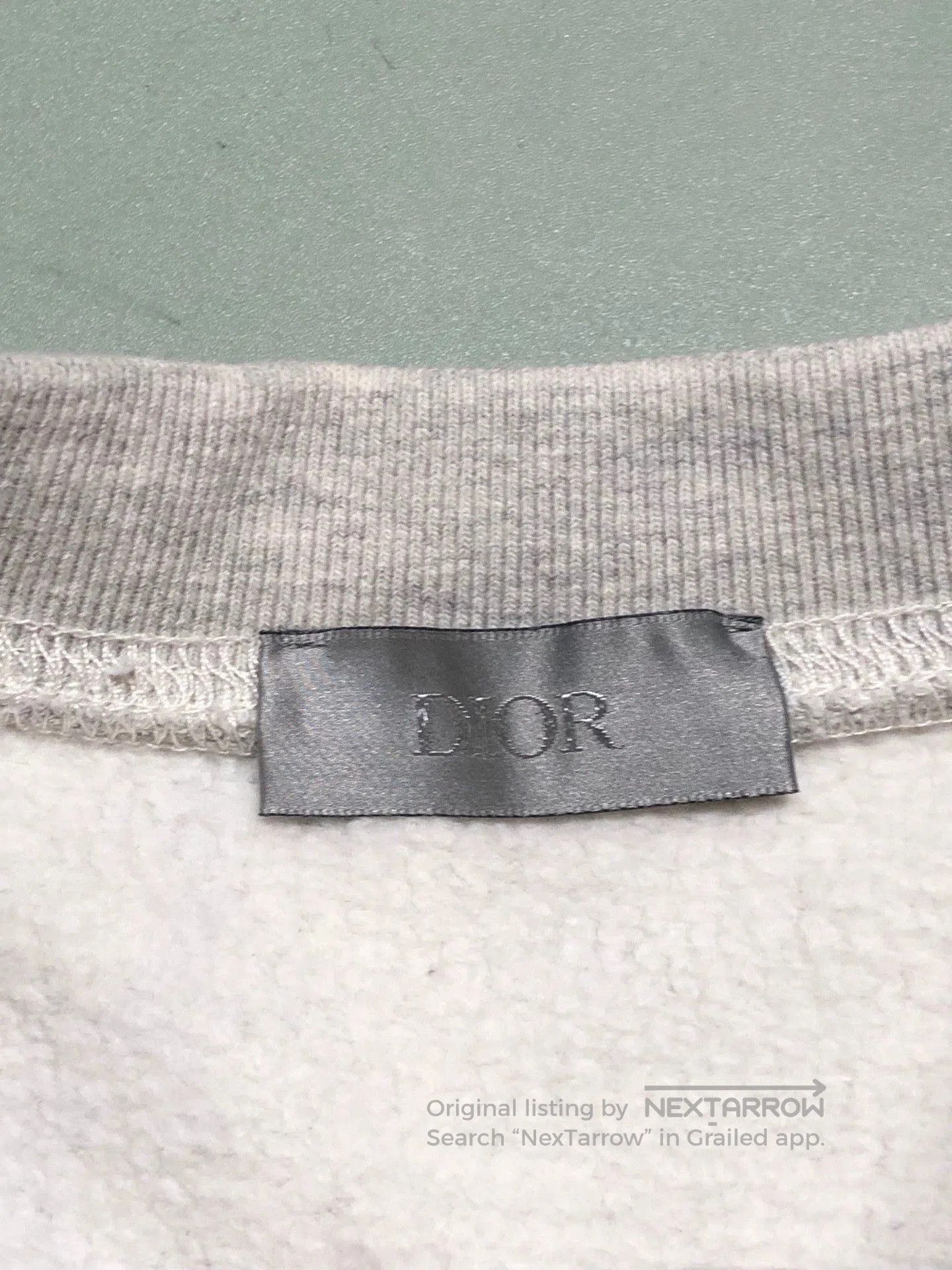Dior gray dior logo sweatshirt in size large. Size US L / EU 52-54 / 3 - 3 Thumbnail