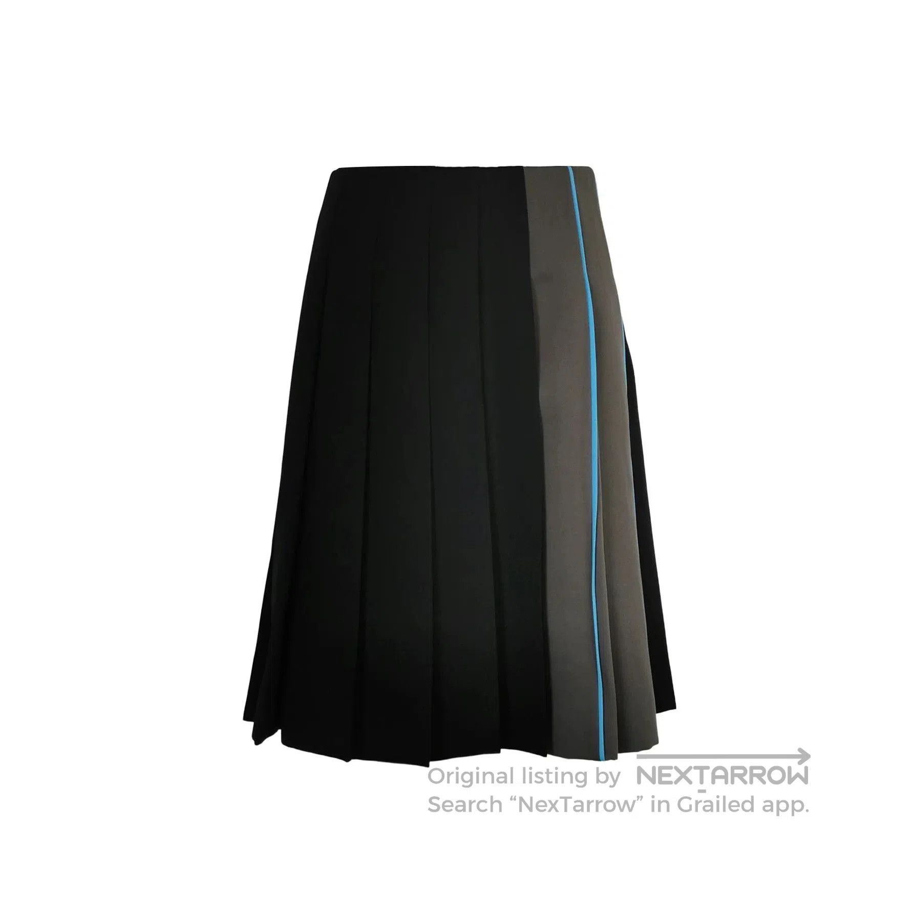 Prada Prada Color-Block Pleated Skirt Size 38. Size 37" - 1 Thumbnail
