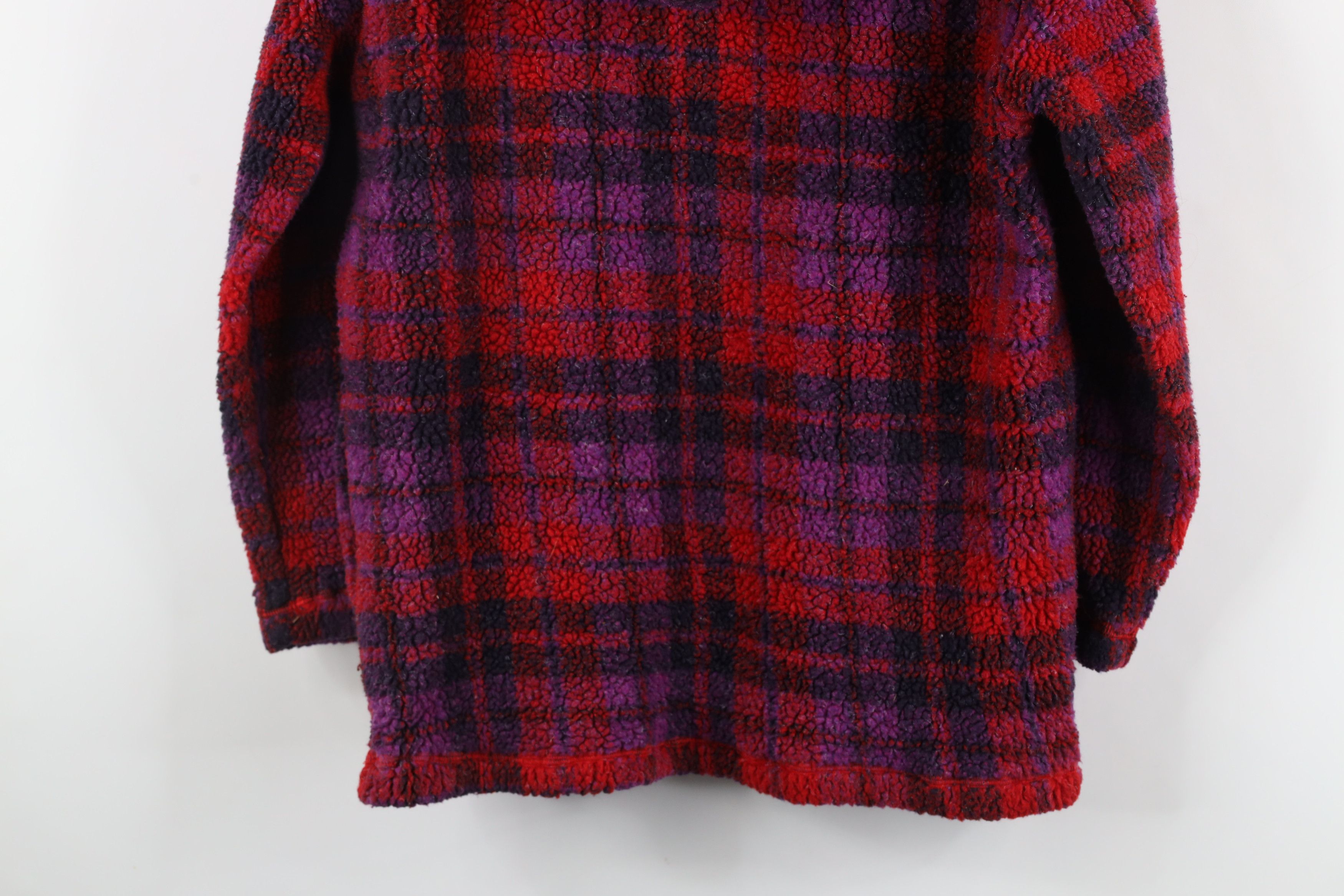 Vintage Vintage 90s Streetwear Fleece Half Zip Hoodie Sweatshirt Size S / US 4 / IT 40 - 11 Thumbnail