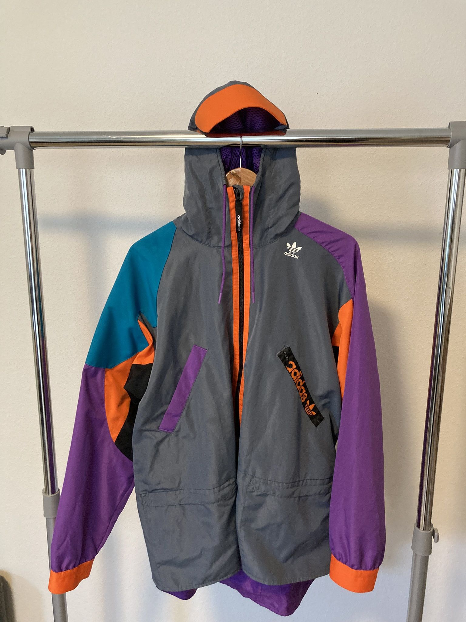 Adidas Adidas Archive Transformable Windbreaker "Karkaj" Size US M / EU 48-50 / 2 - 2 Thumbnail