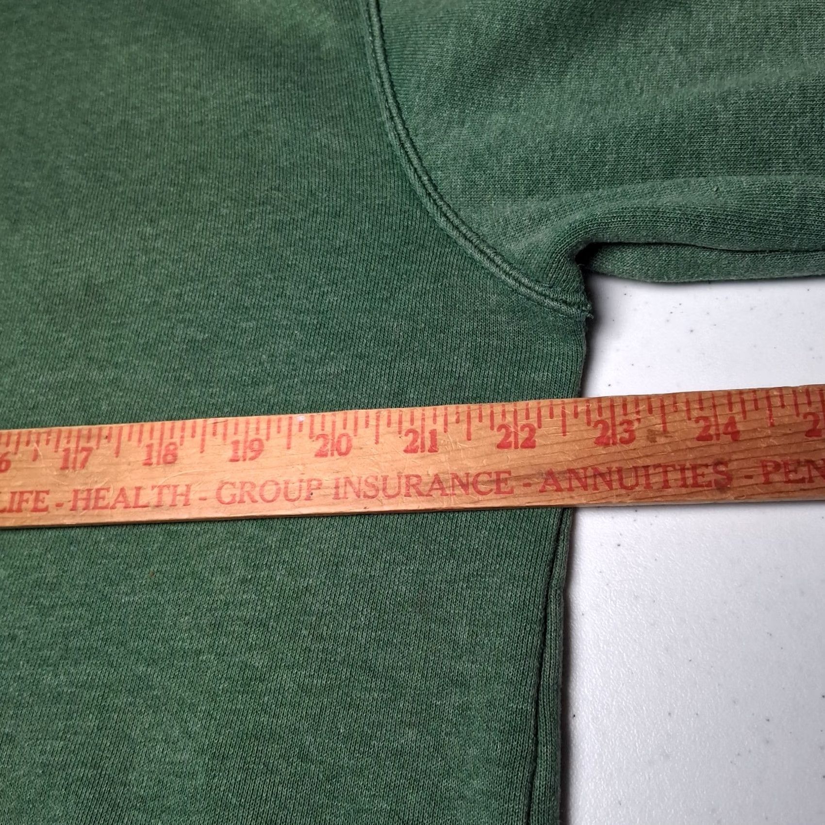 Carhartt VINTAGE Carhartt Hoodie Hooded Sweatshirt Small Green Workwear Pullover Destroyed Work Mens Hoodie Size US S / EU 44-46 / 1 - 4 Thumbnail