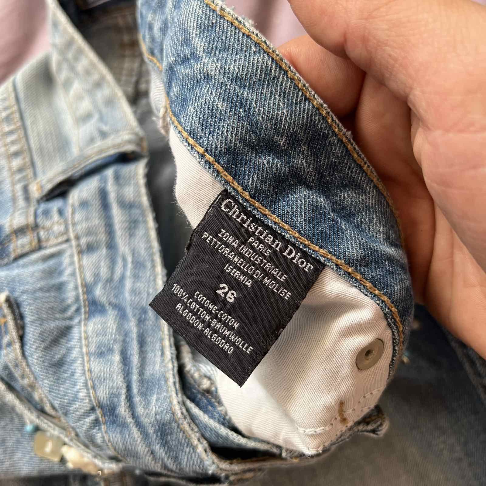 Christian Dior Monsieur Christian Dior John Galliano era 00s vintage jeans Size 26" / US 2 / IT 38 - 7 Thumbnail