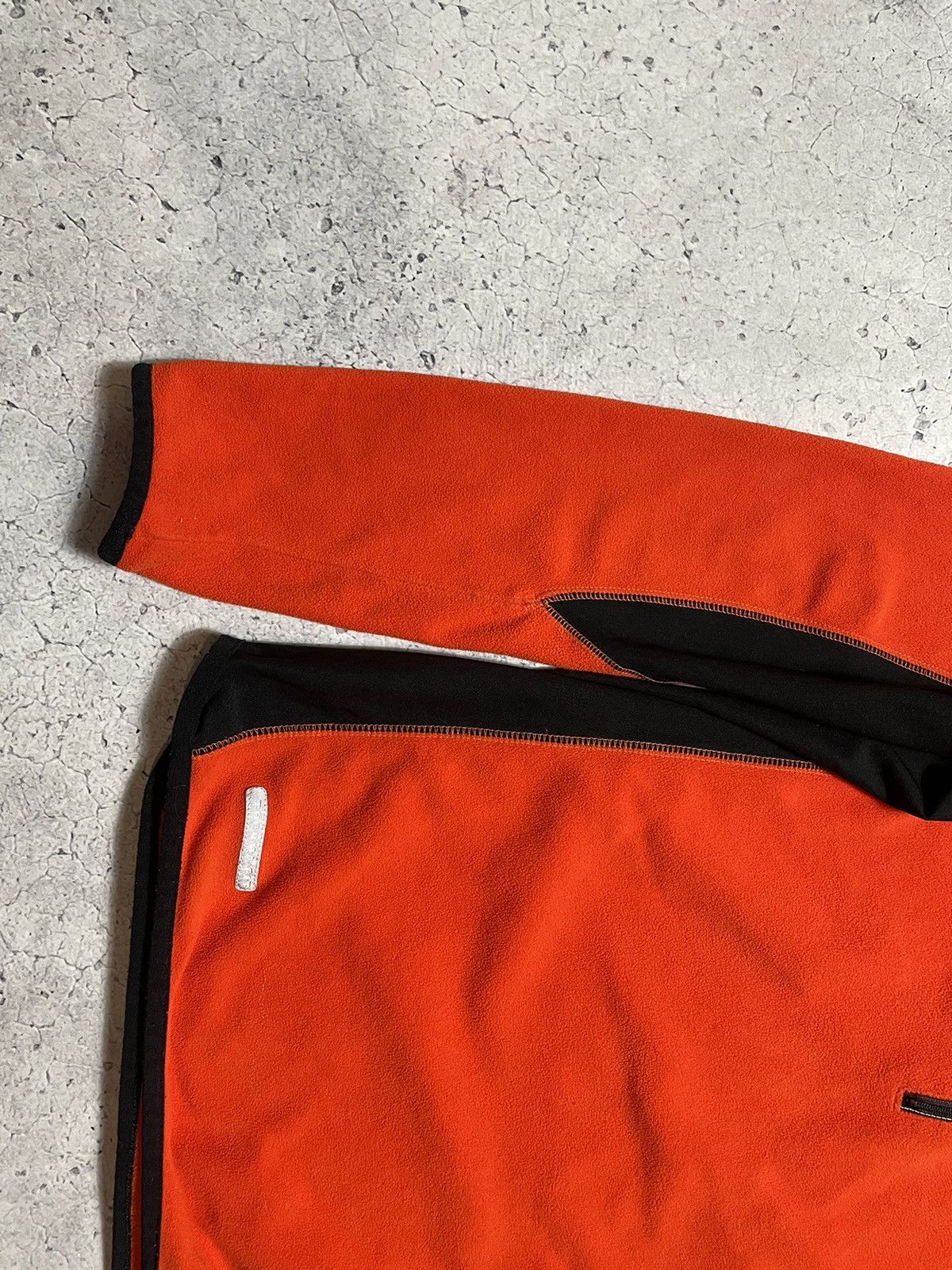 Nike × Vintage Vintage Fleece Jacket 1/2 Zip Pullover Nike Y2K Drill Swoosh Size US S / EU 44-46 / 1 - 3 Thumbnail
