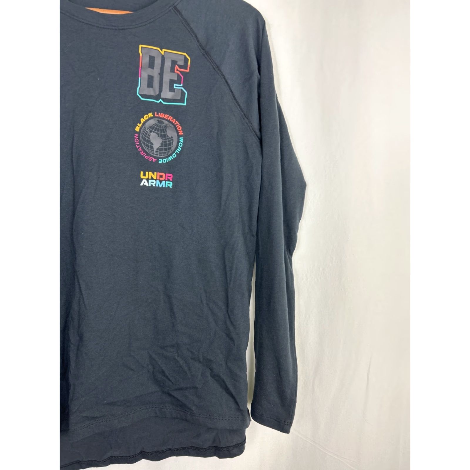 Under Armour Under Armour Womens M Loose Black Culture Be Seen Be Heard Base Layer Shirt Size M / US 6-8 / IT 42-44 - 2 Thumbnail