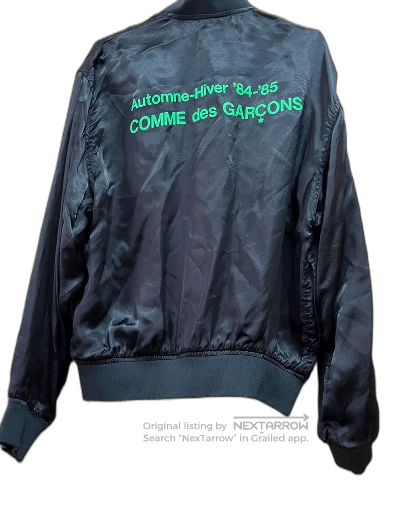 Comme des Garcons comme des garçons green logo bomber jacket. Size US M / EU 48-50 / 2 - 1 Thumbnail