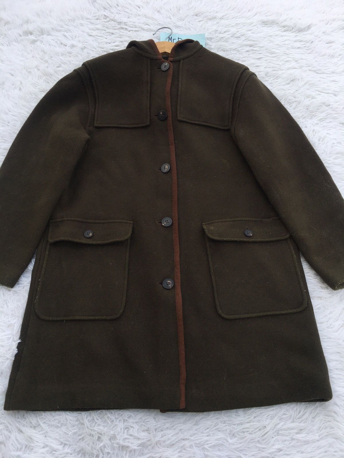 Issey Miyake Rare Vintage Mademoiselle NON NON Wool Long Coat Size US M / EU 48-50 / 2 - 5 Thumbnail