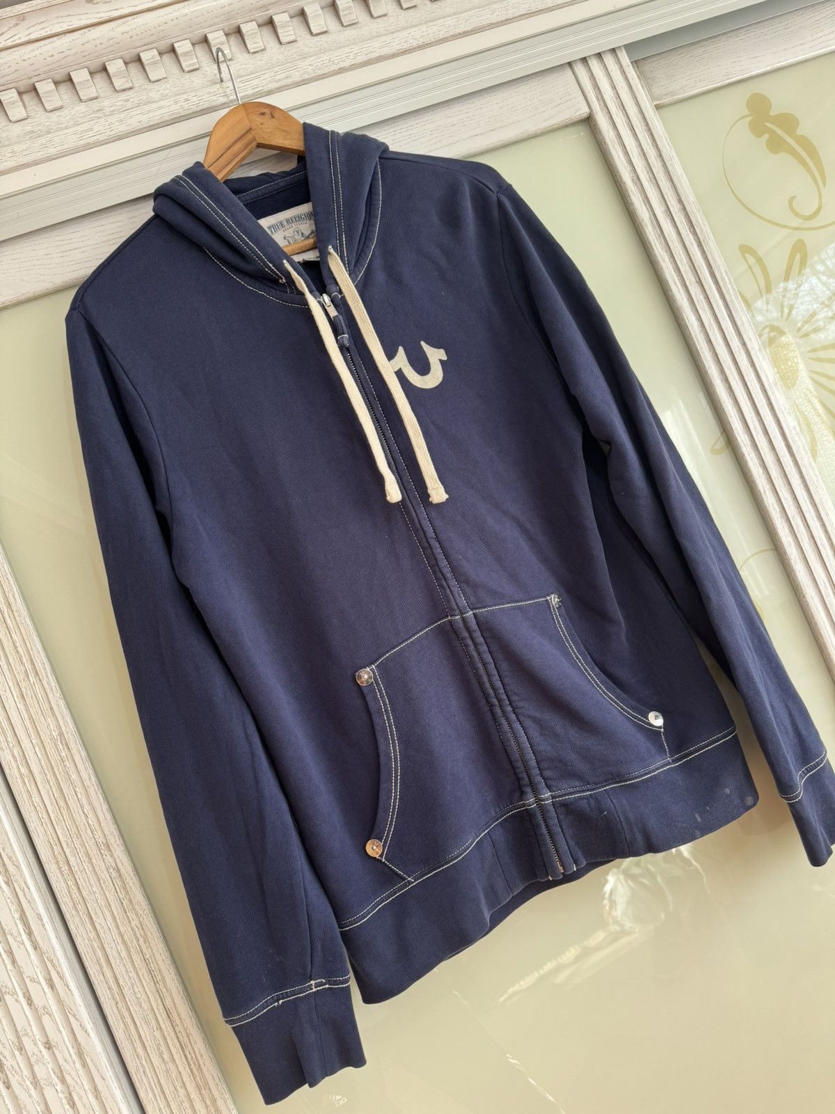 True Religion Vintage True Religion Zip Hoodie Japanese Brand Y2K 90’s Size US M / EU 48-50 / 2 - 5 Thumbnail