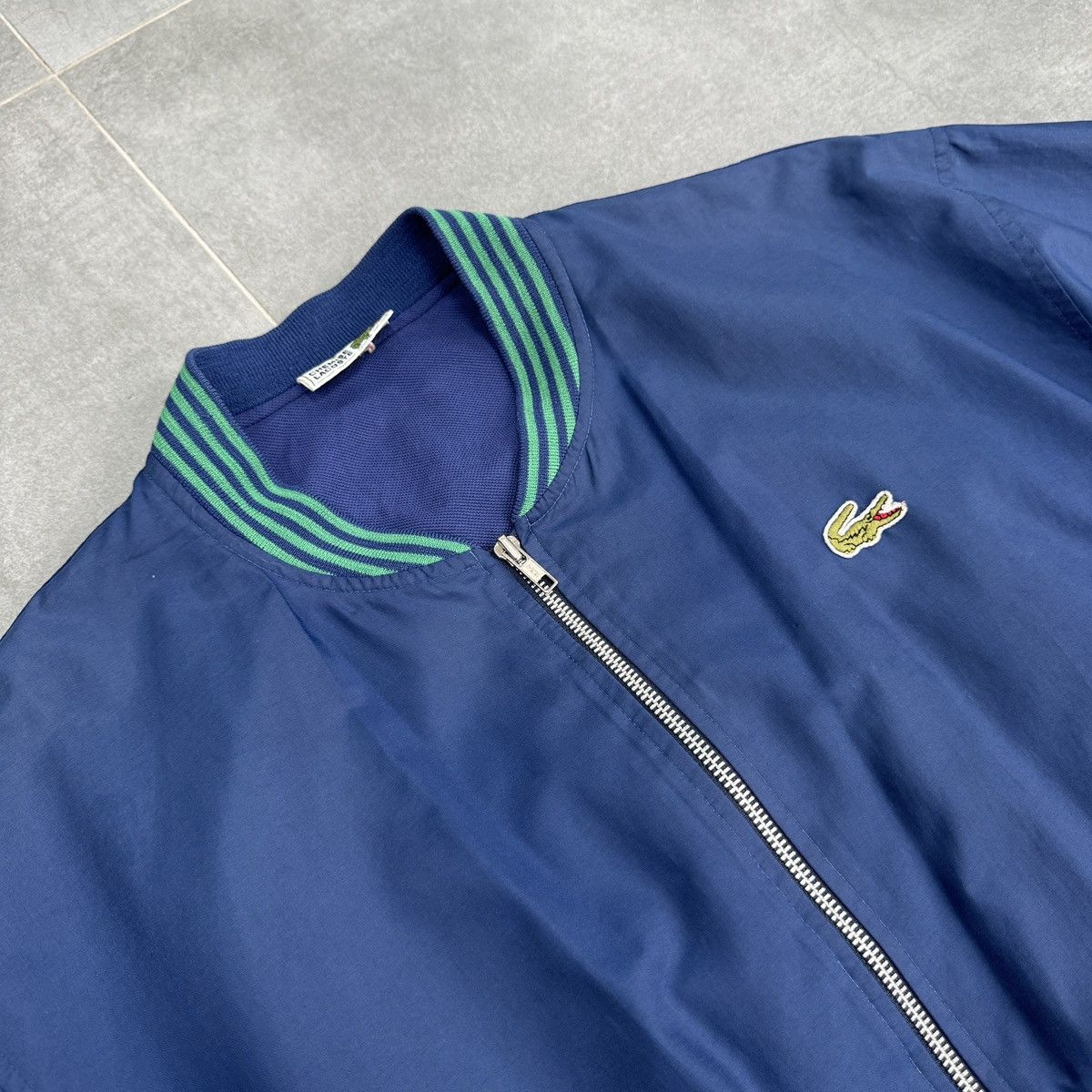 Lacoste Vintage Lacoste Chemise Bomber Jacket Blue Men Size 6 /L/XL Size US L / EU 52-54 / 3 - 10 Thumbnail