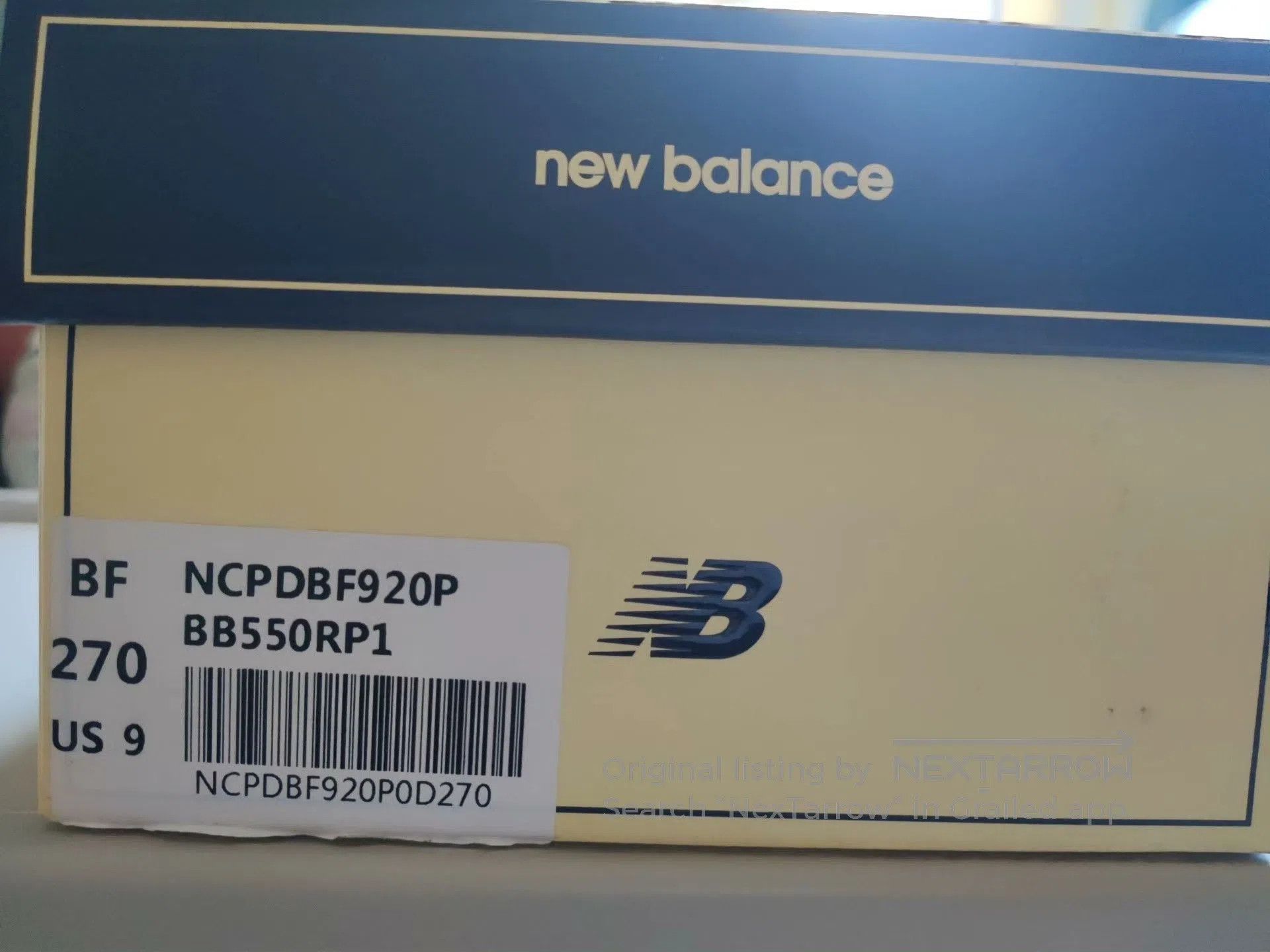 New Balance Rich Paul x New Balance NB550. Size US 9.5 / EU 42-43 - 6 Thumbnail
