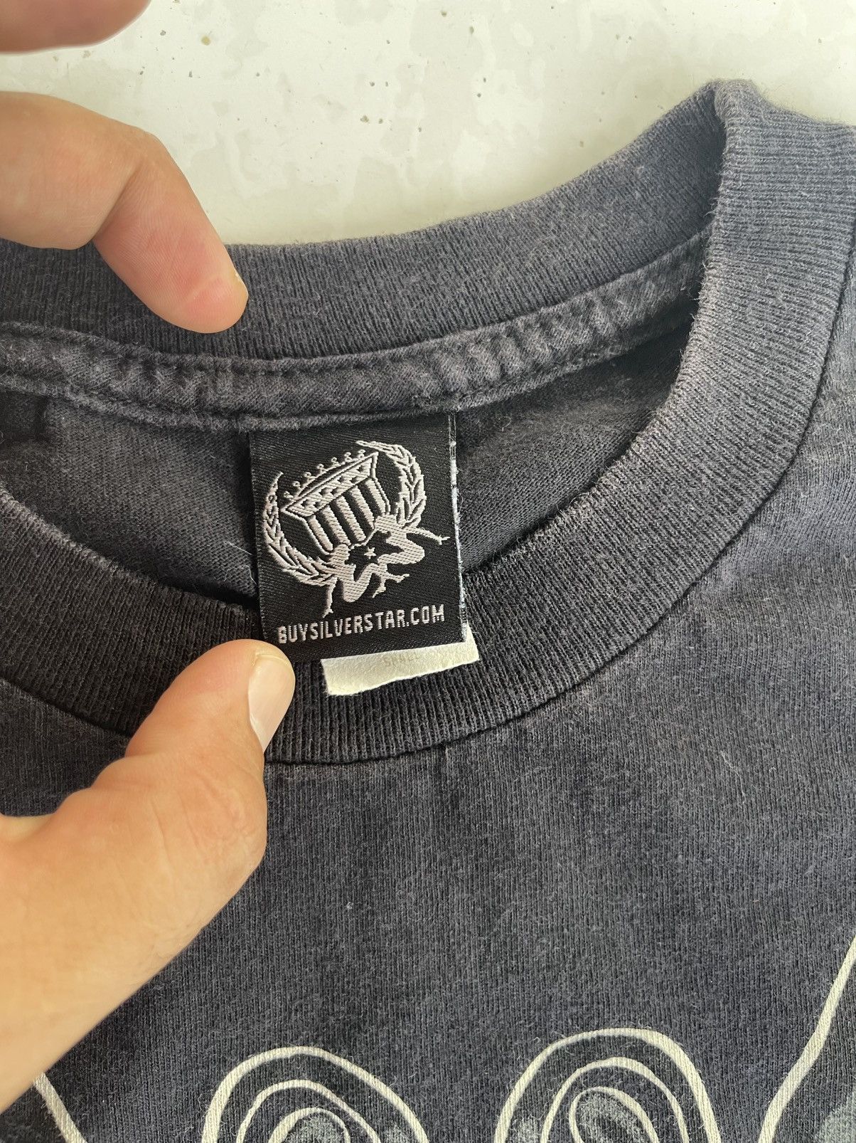 Vintage Vintage Skull Wing Silver Star Shirt Tee Size US S / EU 44-46 / 1 - 13 Thumbnail