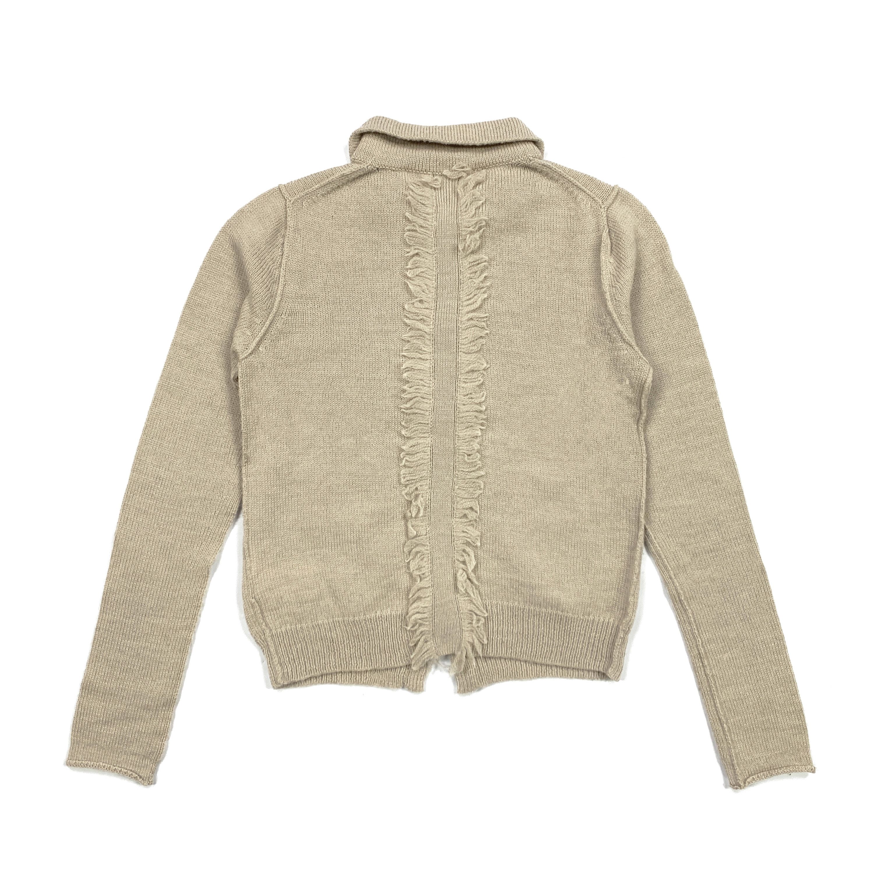 Yohji Yamamoto 00's Spine Knit Sweater Size S / US 4 / IT 40 - 1 Thumbnail