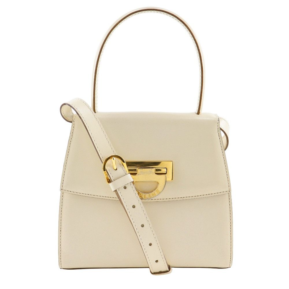 Celine Celine Celine 2way Calf Handbag Leather Shoulder Bag DUTY FREE for USA Size ONE SIZE - 1 Thumbnail