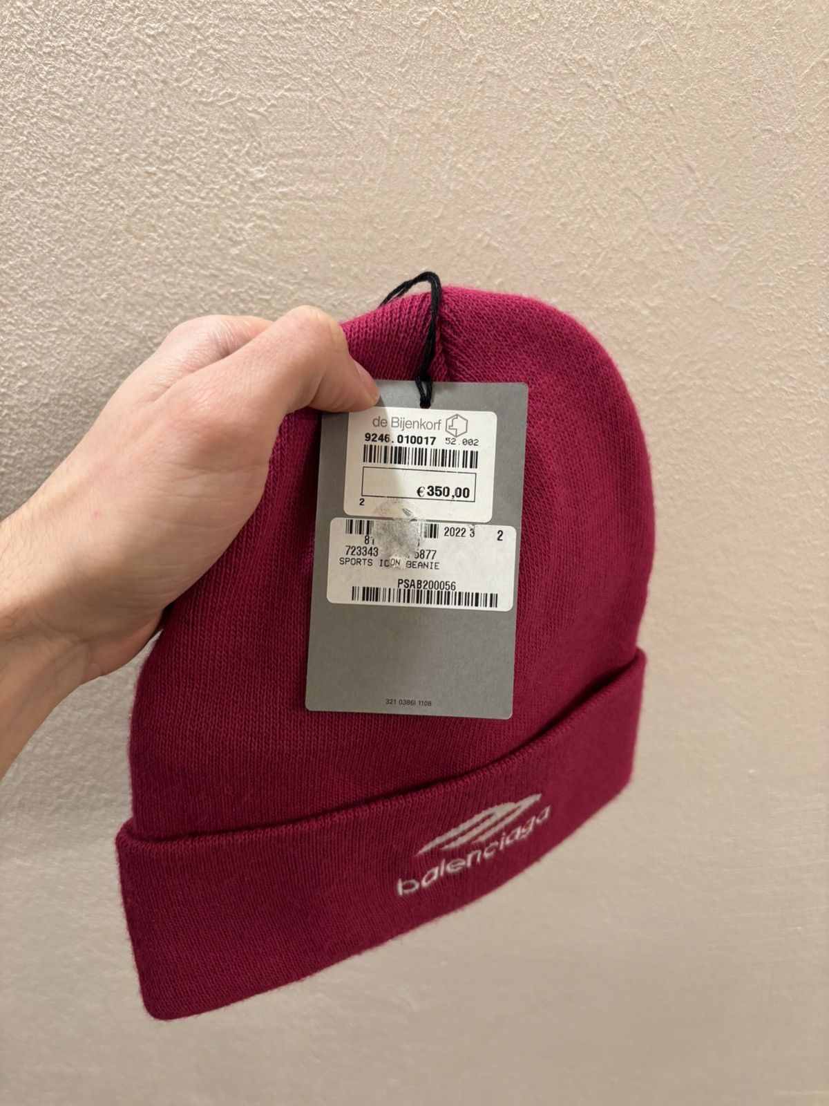 Balenciaga Balenciaga 3b beanie Size ONE SIZE - 5 Thumbnail