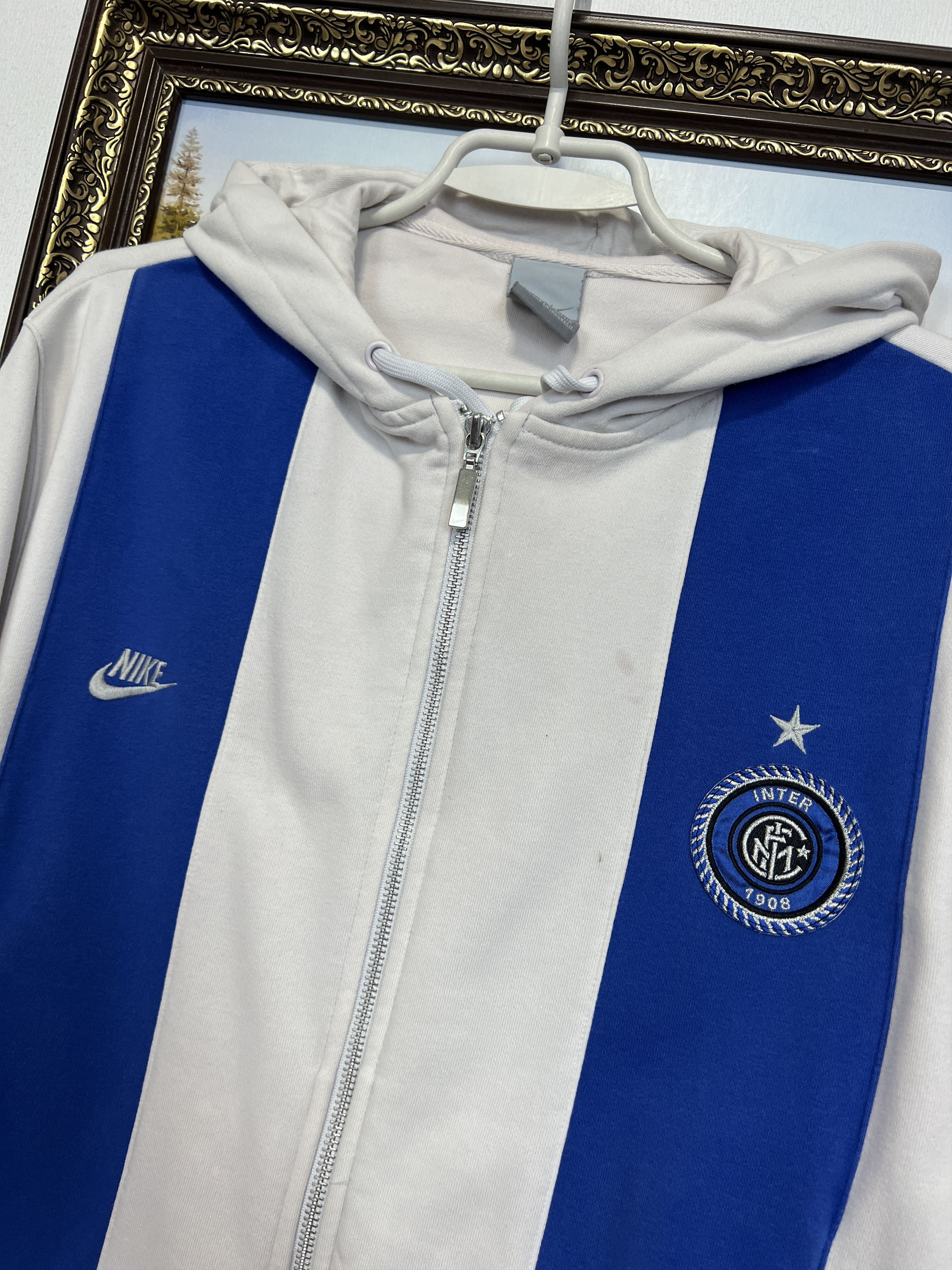 Nike Vintage Inter Milan Football Hoodie Soccer Jacket Maglia Size US M / EU 48-50 / 2 - 3 Thumbnail