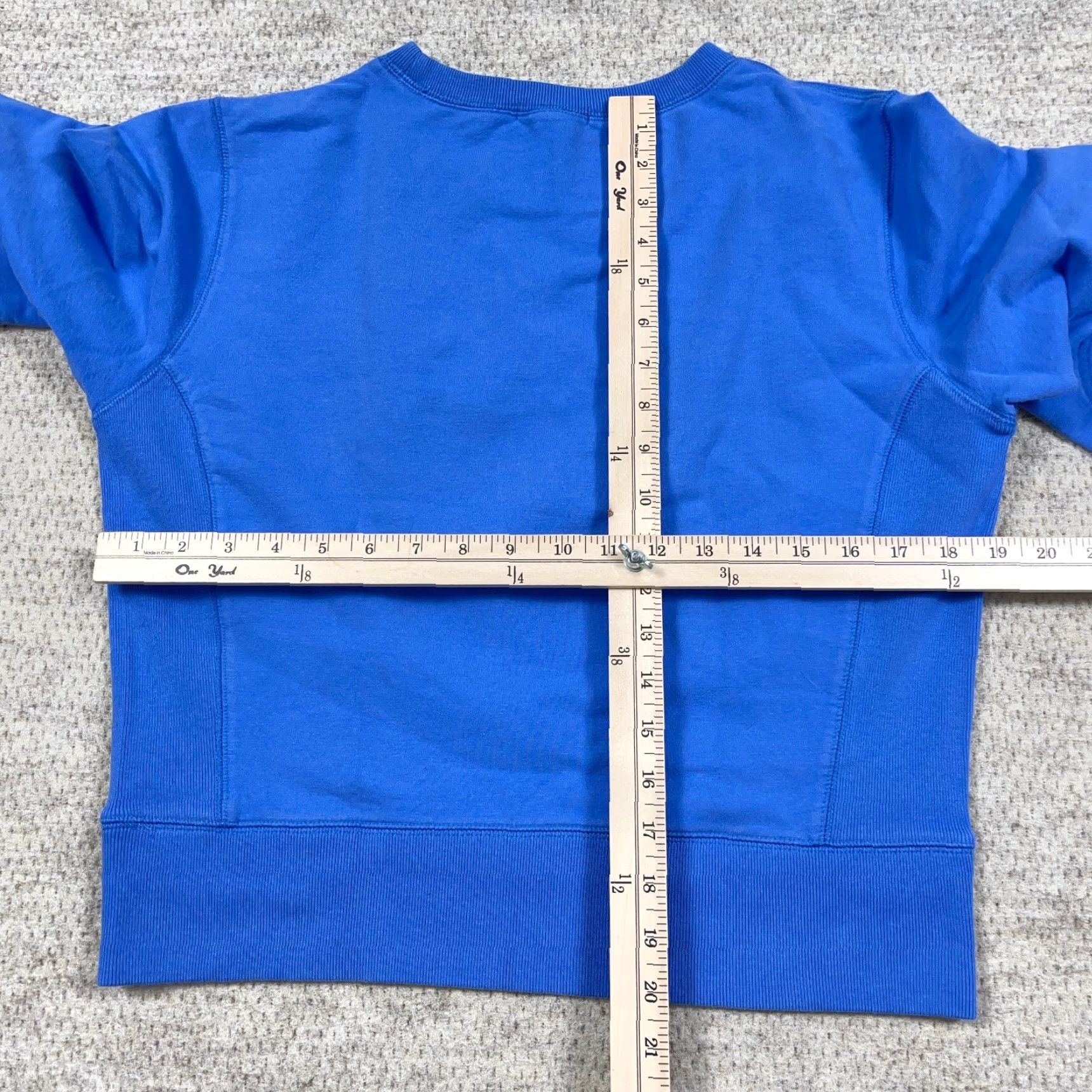 Ralph Lauren VINTAGE Ralph Lauren Sweatshirt Women Large Blue Crewneck Elbow Pad Golf Crest Shield Size L / US 10 / IT 46 - 7 Thumbnail
