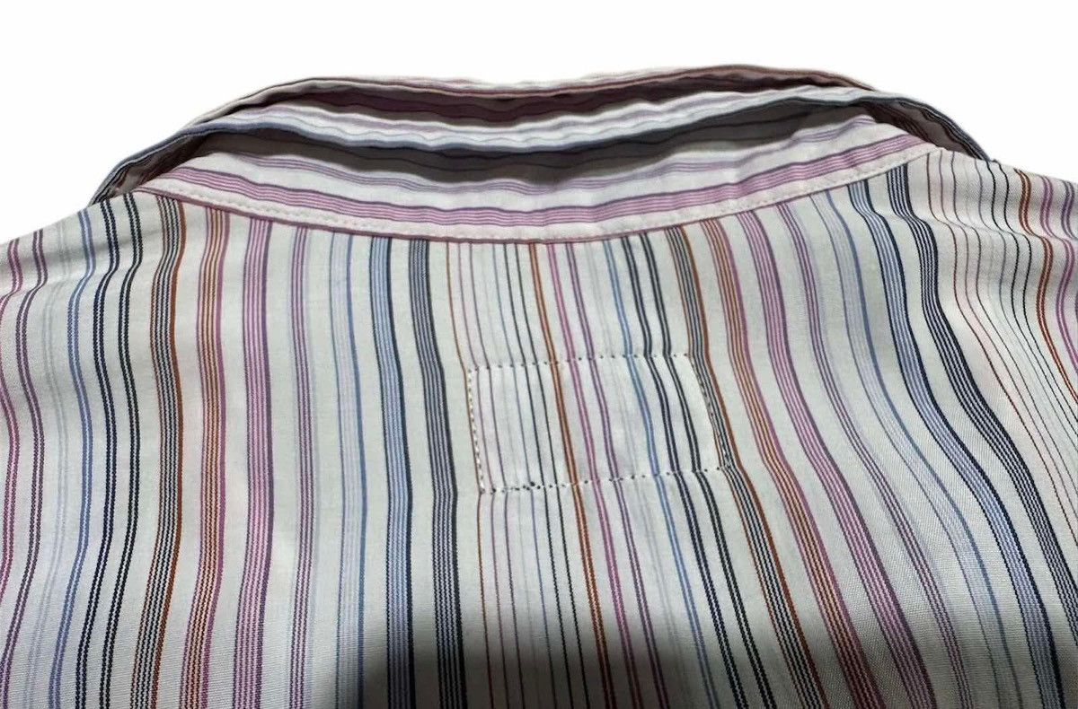 PPFM 🔥Sick Y2K PPFM Poem Striped Shirt Long Sleeve Double Collar Size US L / EU 52-54 / 3 - 6 Thumbnail