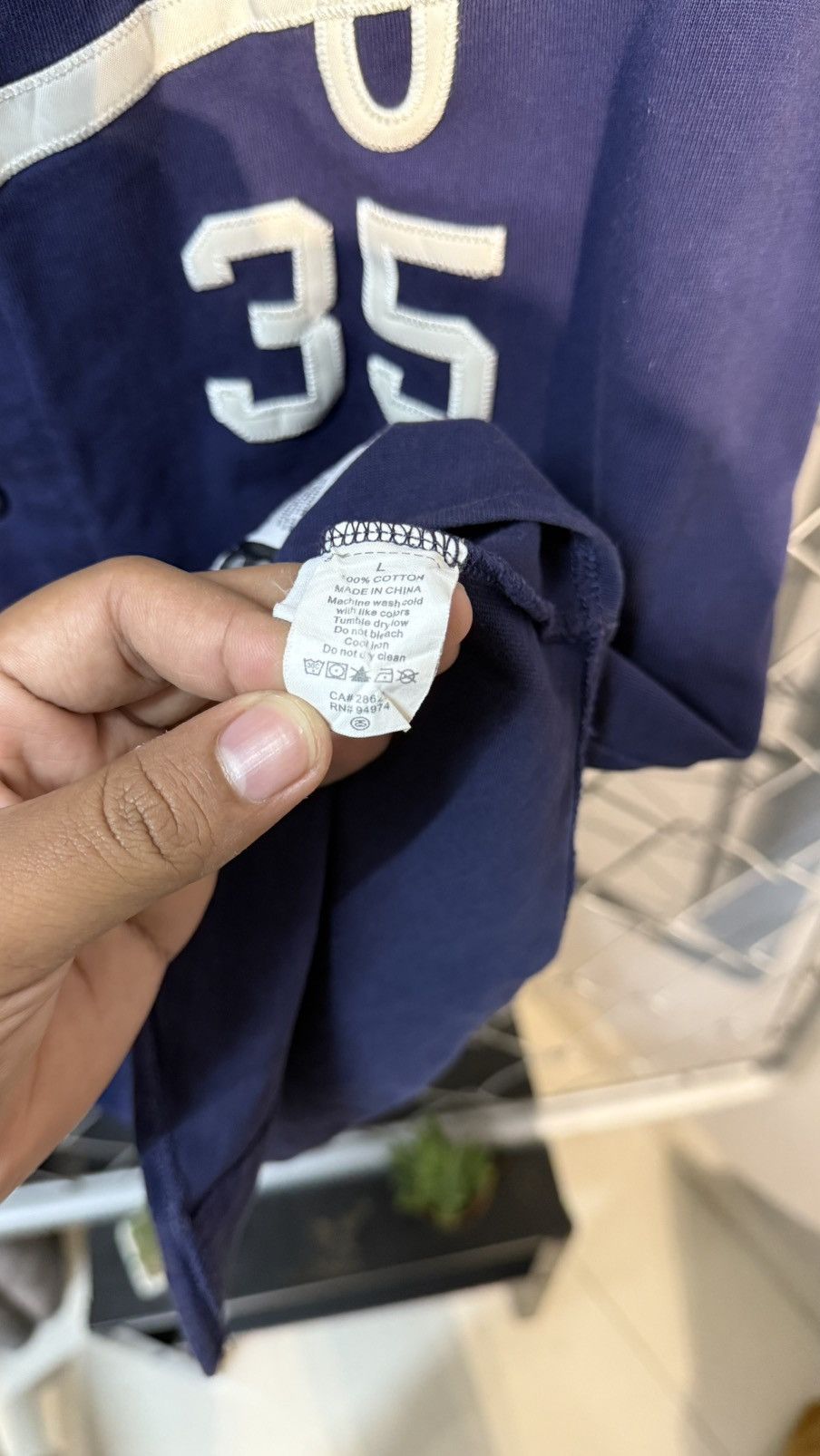 Stussy ‼️NEED GONE‼️ STUSSY BASEBALL NUMBER 35 SHIRT Size US L / EU 52-54 / 3 - 10 Thumbnail