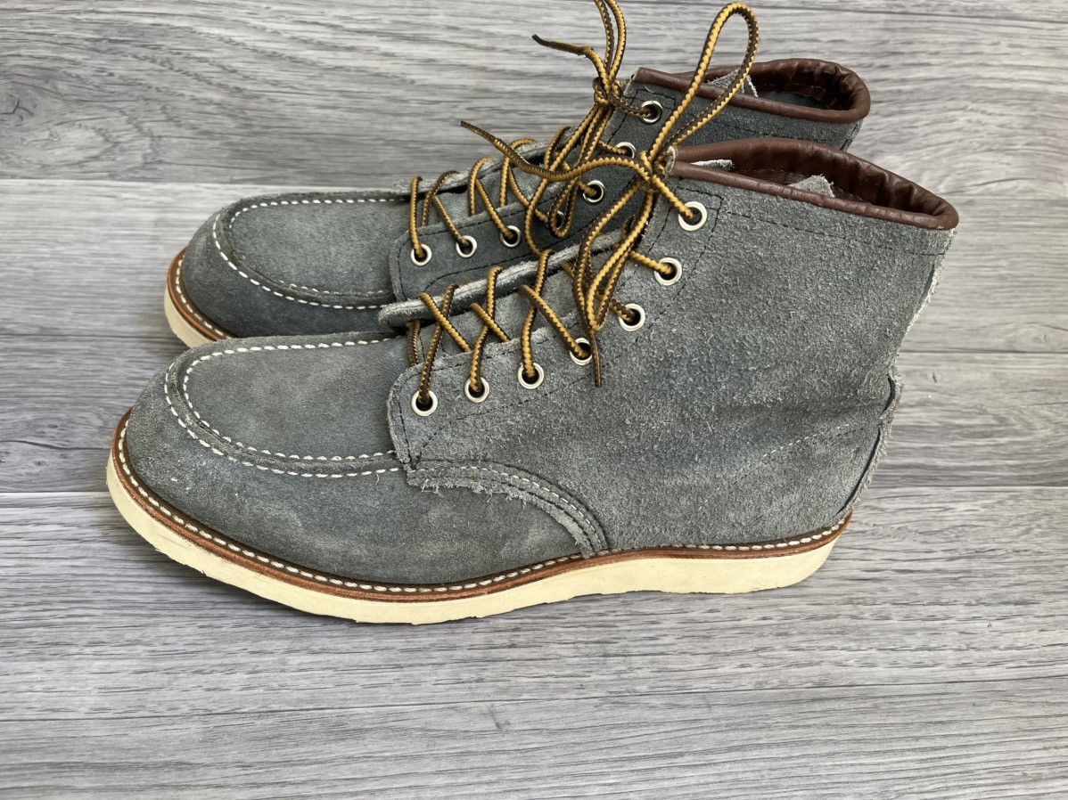 Red Wing Rare Red wing x moc-toe slate blue suede boots size 9 D Size US 9 / EU 42 - 6 Thumbnail