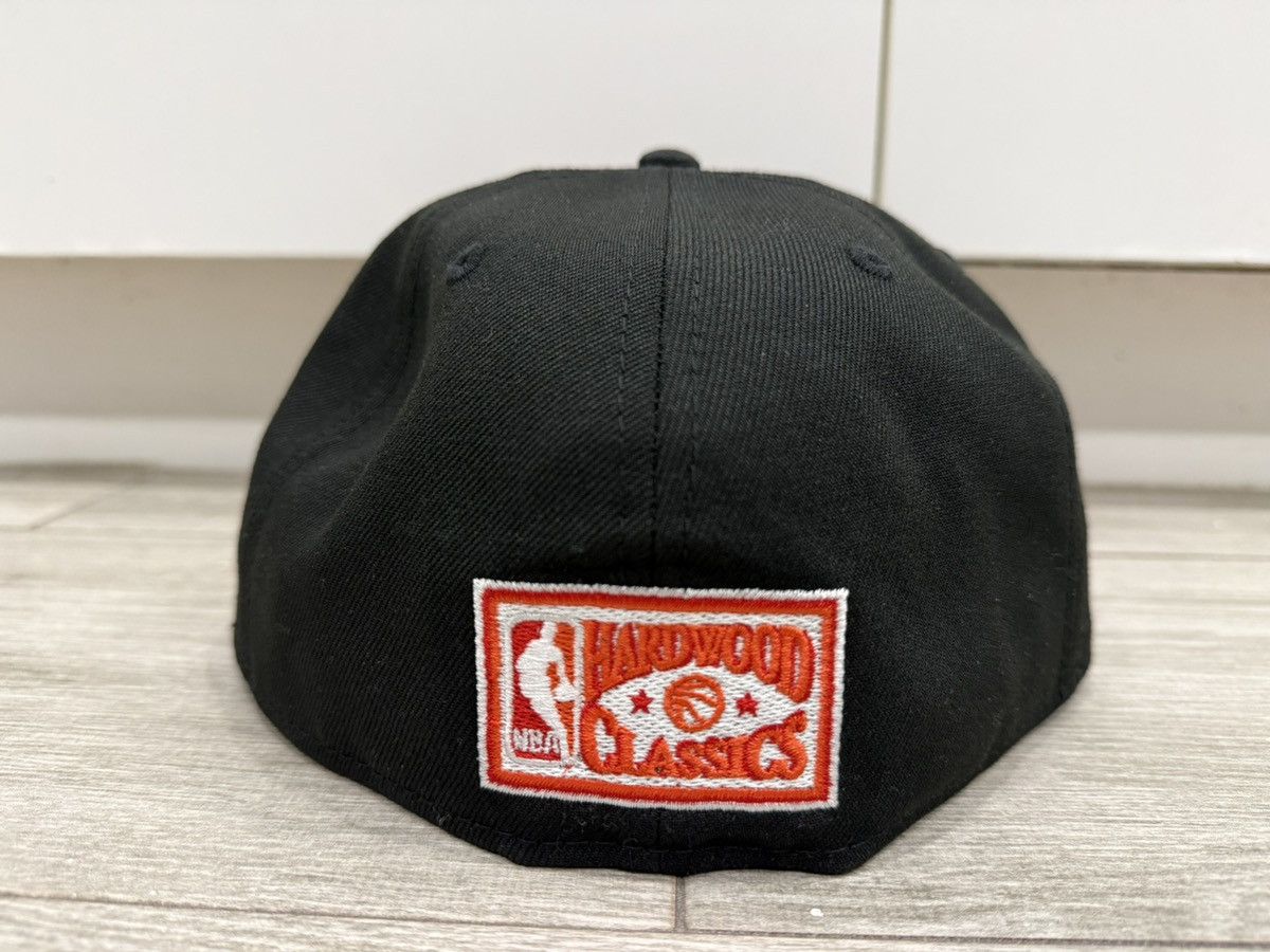 New Era Miami Heat New Era Hardwood Classic Black Fitted Sz 7 3/8 Size ONE SIZE - 3 Thumbnail