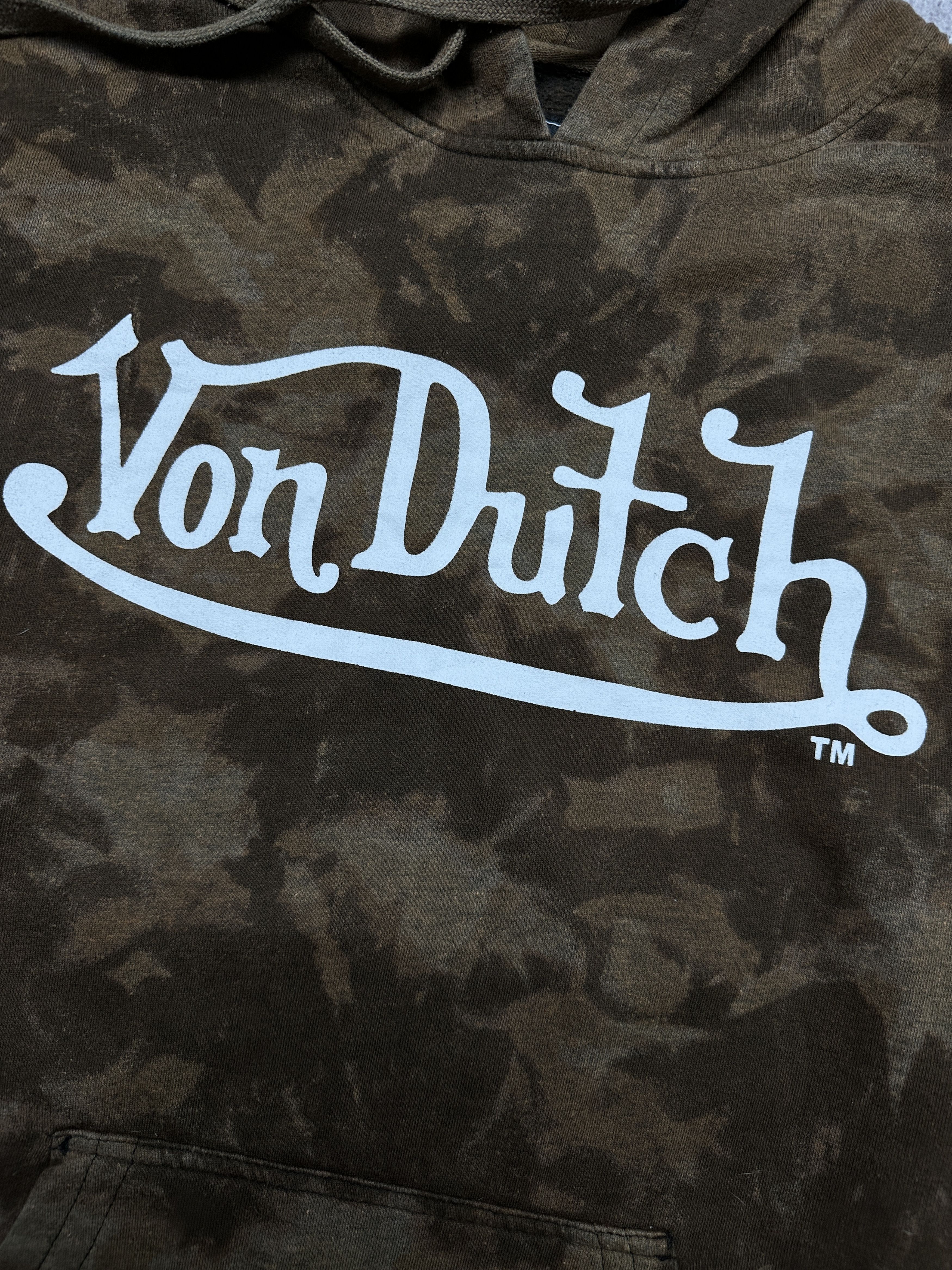Von Dutch Von Dutch Mens Camo Hoodie Size US L / EU 52-54 / 3 - 3 Thumbnail