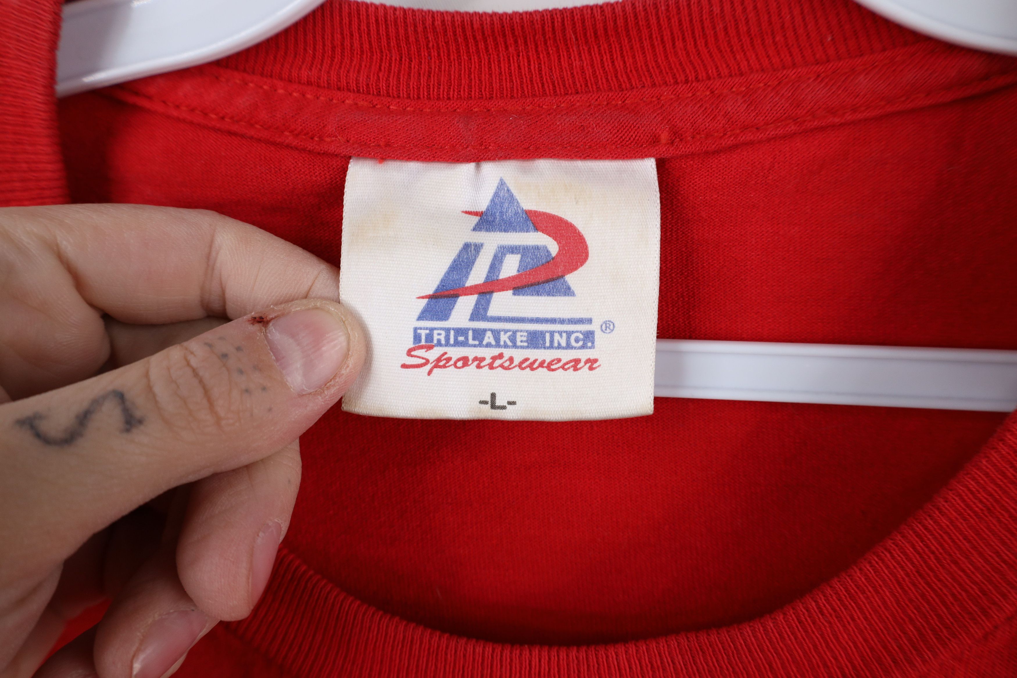 Vintage Vintage Championship State University Football T-Shirt Red Size US L / EU 52-54 / 3 - 9 Thumbnail