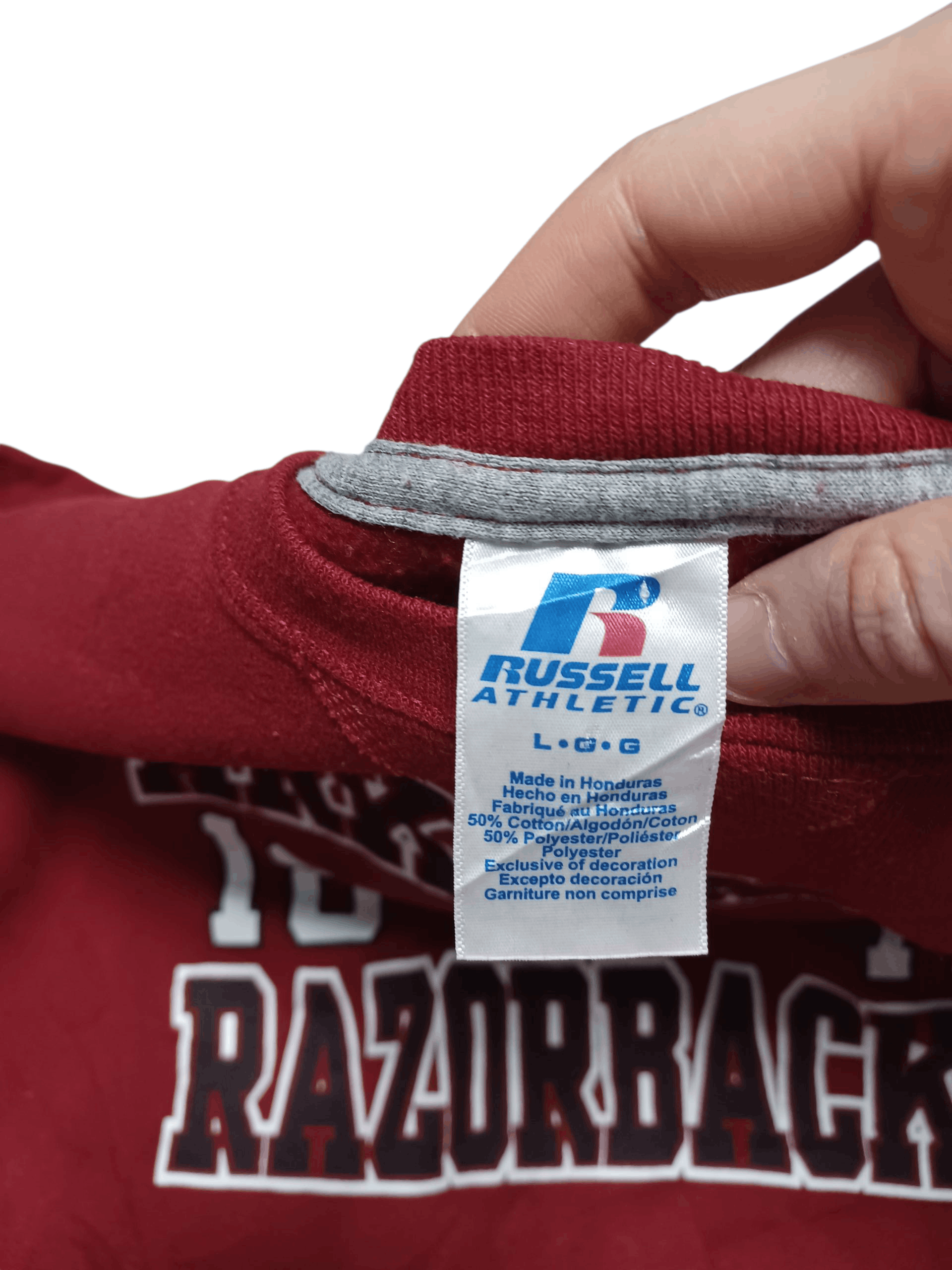 Russell Athletic ARKANZAS RAZORBACKS RUSSELL ATHLETIC VINTAGE SWEATSHIRT Size US L / EU 52-54 / 3 - 4 Thumbnail