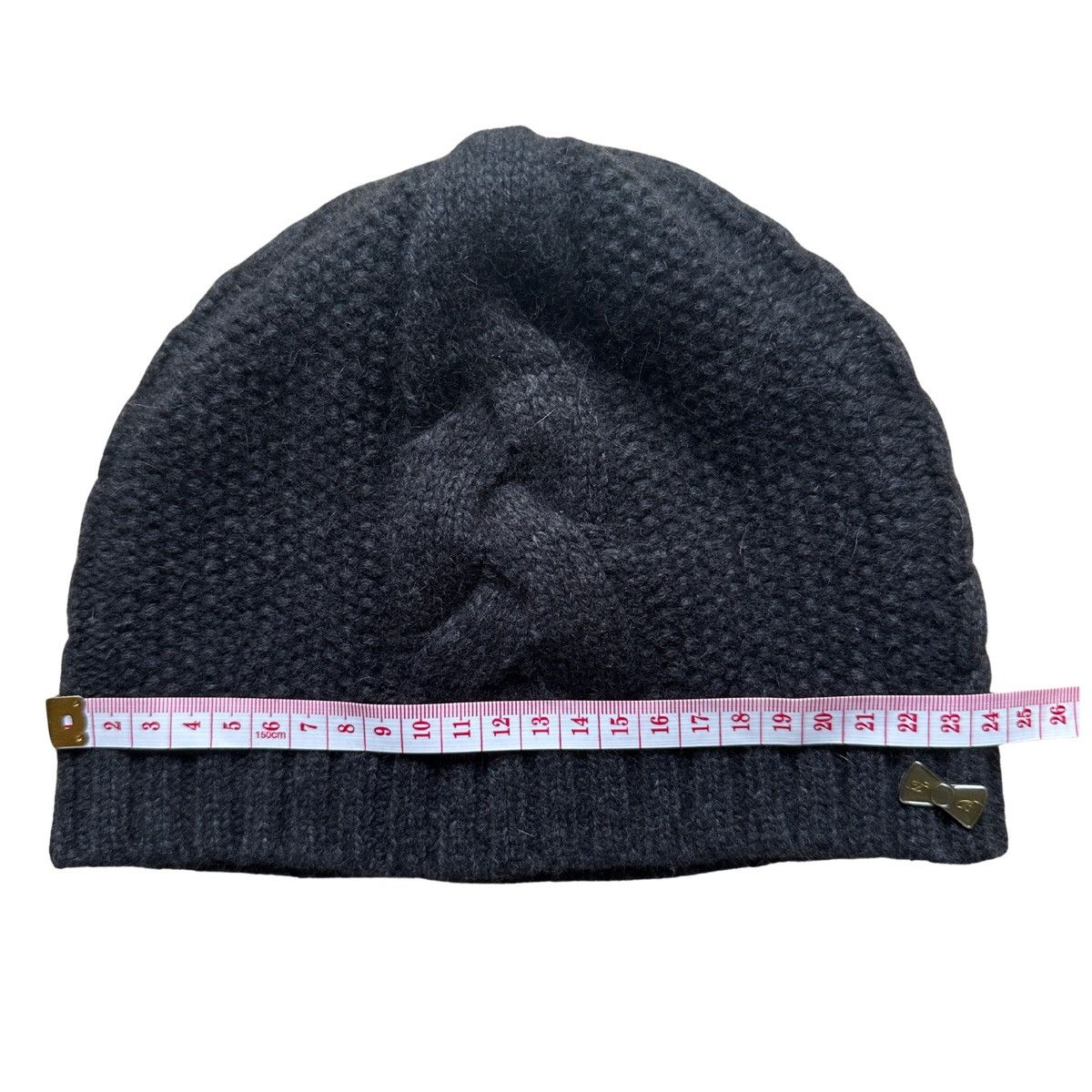 Ted Baker Ted Baker Women's Charcoal Grey Natural Wool Beanie Hat Size ONE SIZE - 7 Thumbnail