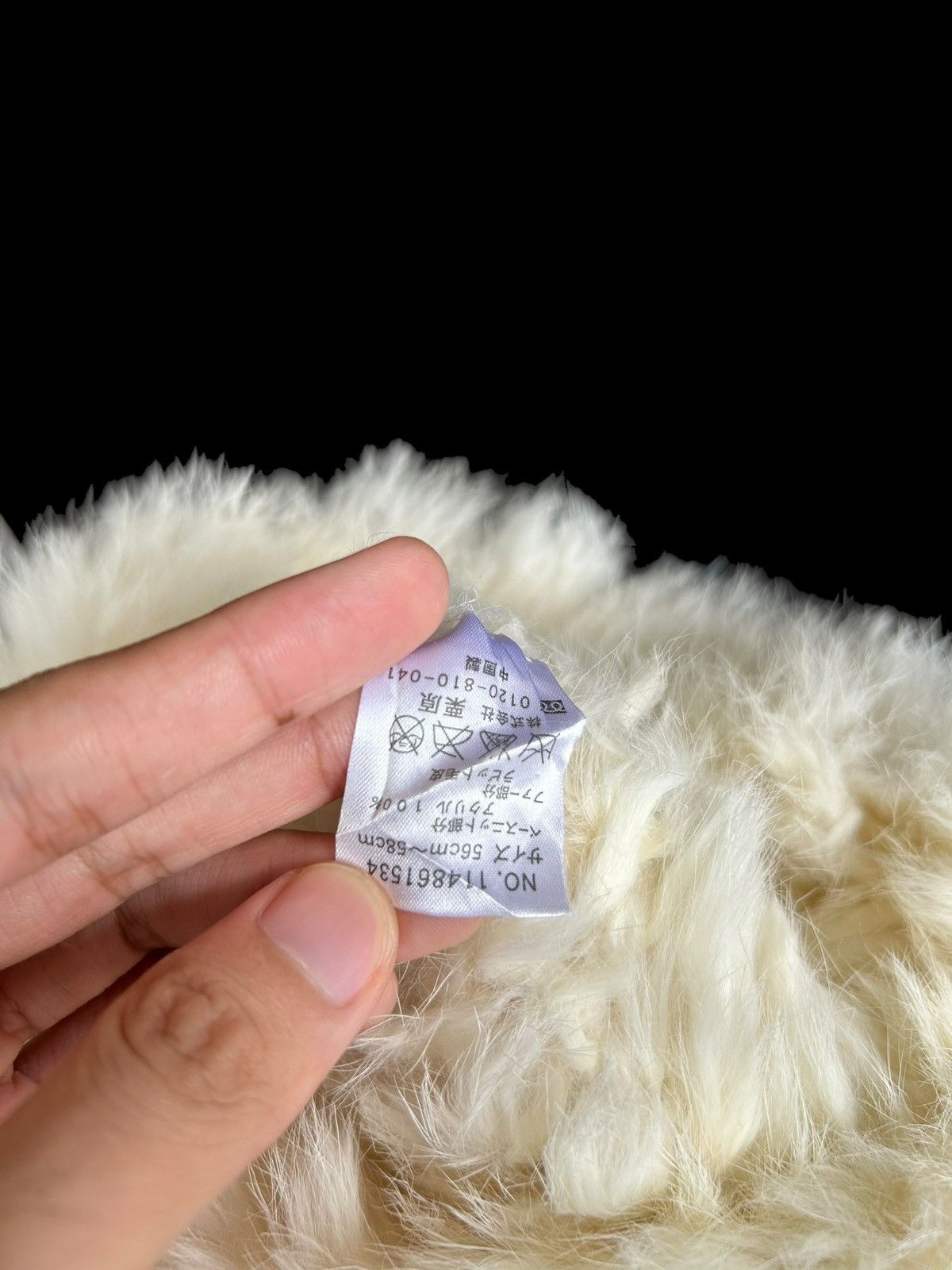 Japanese Brand × Kapital × Vintage Japanese Punk Bondage Style Mohair fur Fake Hair Beanie Hat Size ONE SIZE - 7 Thumbnail