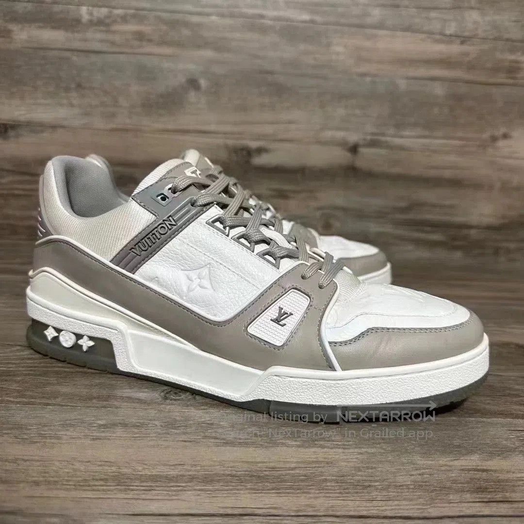 Louis Vuitton Gray Low-Top Sneakers Size 8. Size US 8 / EU 41 - 2 Thumbnail
