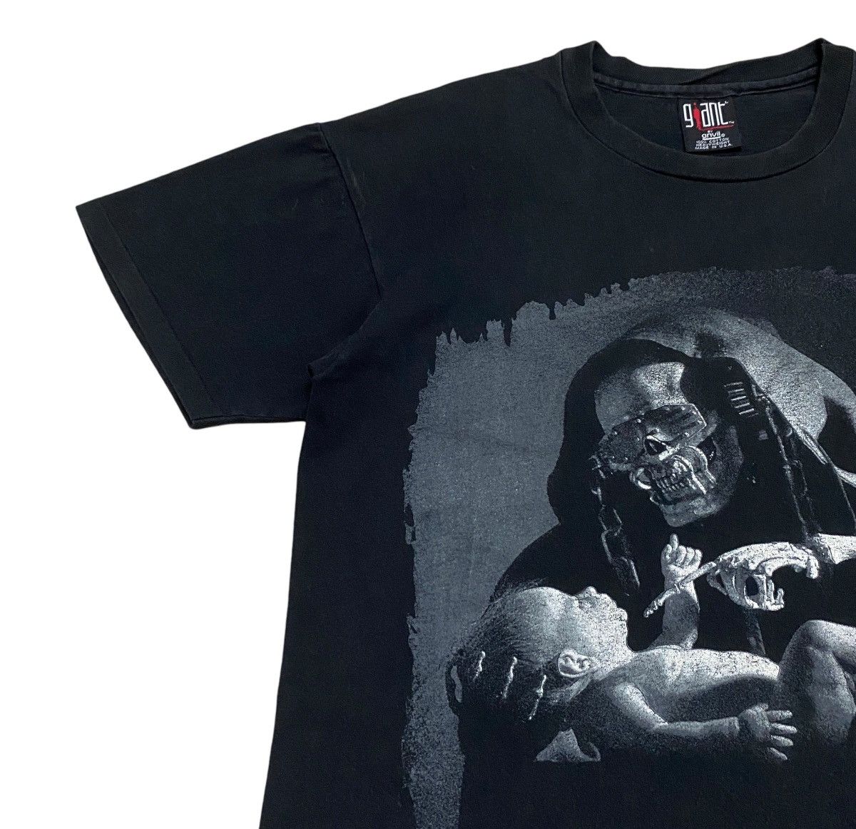 Band Tees Rare Design Vintage Thrash Metal Band Megadeth T-shirt 1990s Size US L / EU 52-54 / 3 - 4 Thumbnail