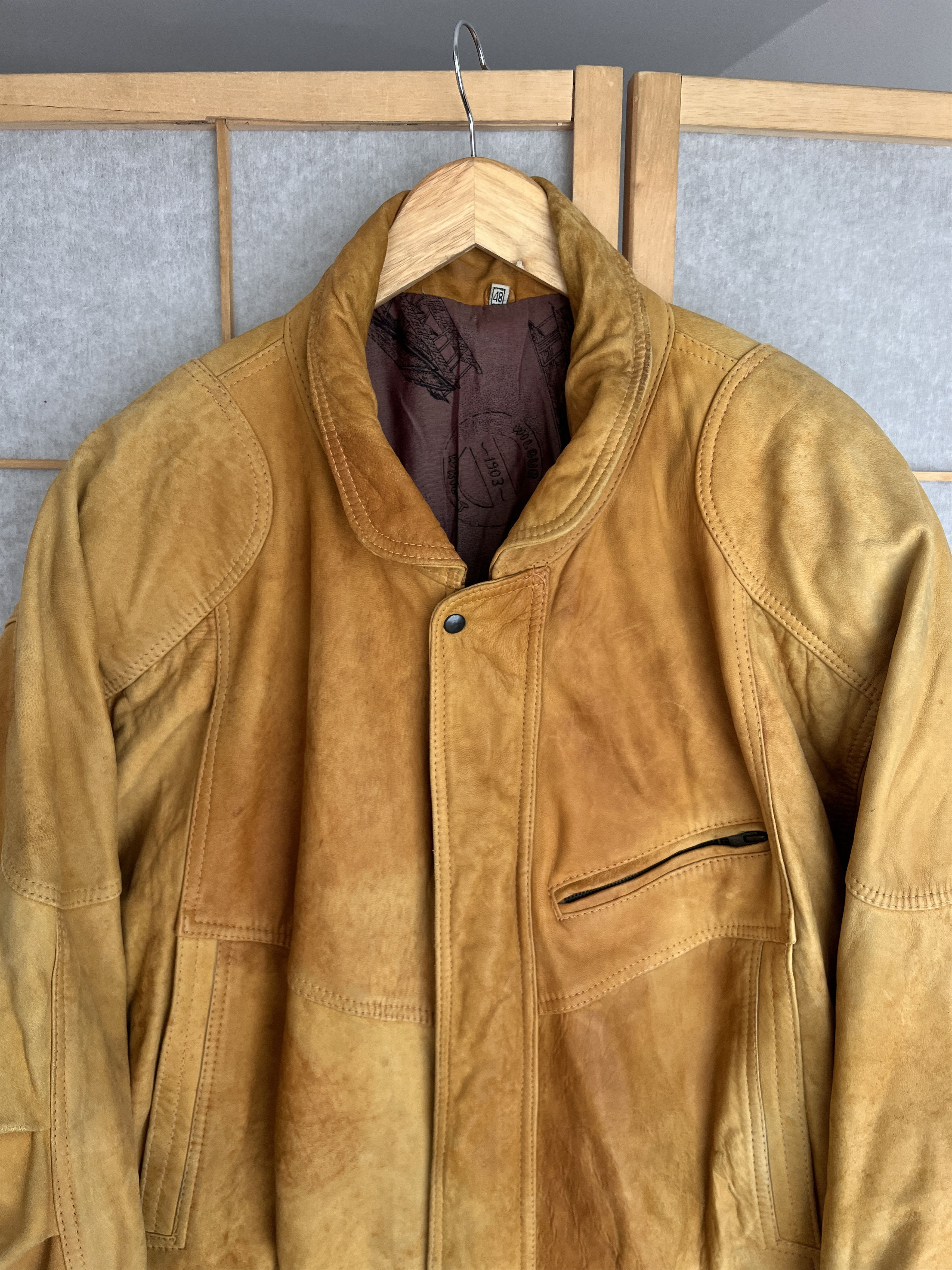 If Six Was Nine Vintage avant garde bomber leather jacket Vetements LGB vibe Size US M / EU 48-50 / 2 - 10 Thumbnail