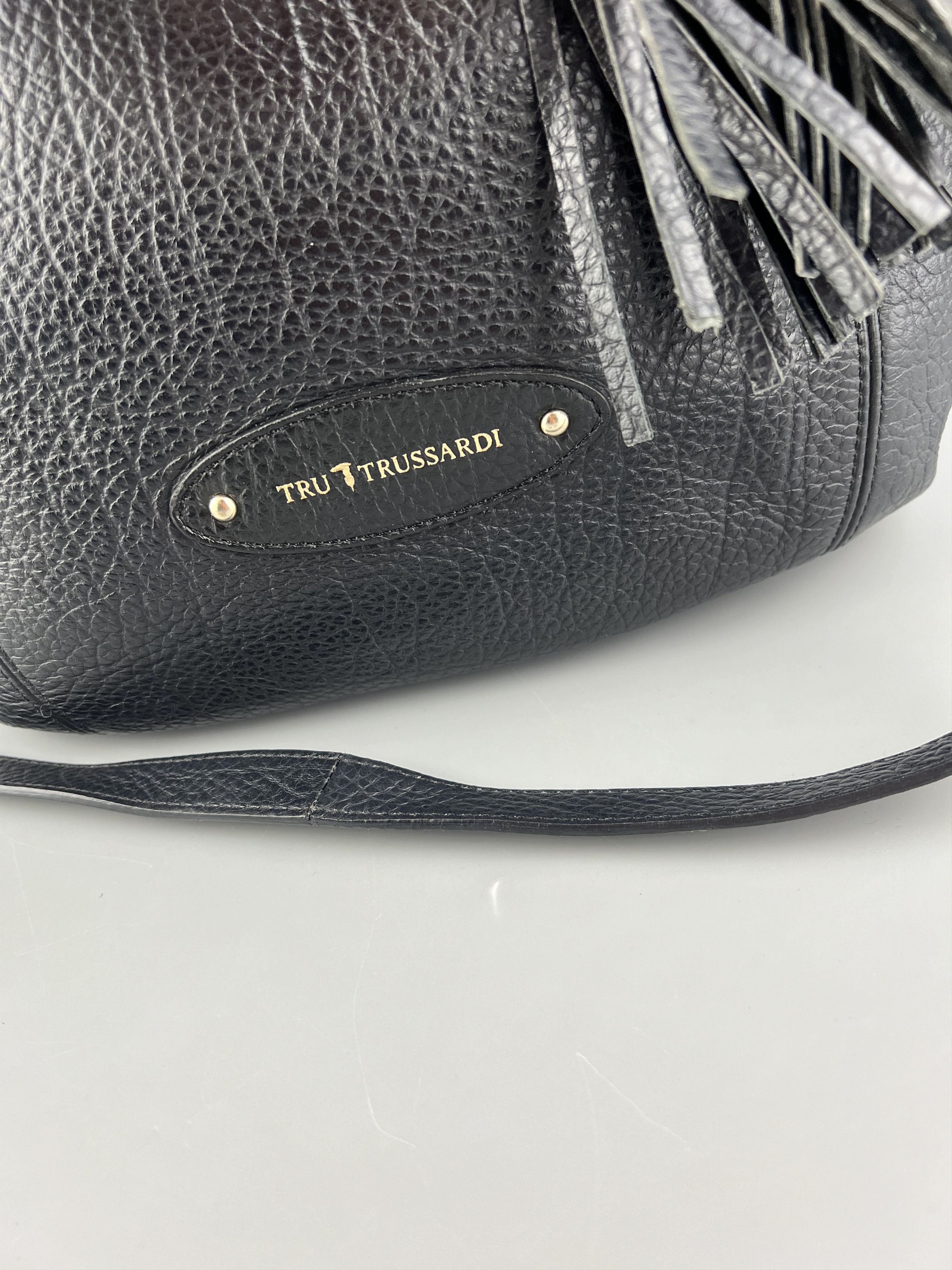 Trussardi Trussardi Women's Black Leather Shoulder Bag Crossbody Size ONE SIZE - 3 Thumbnail