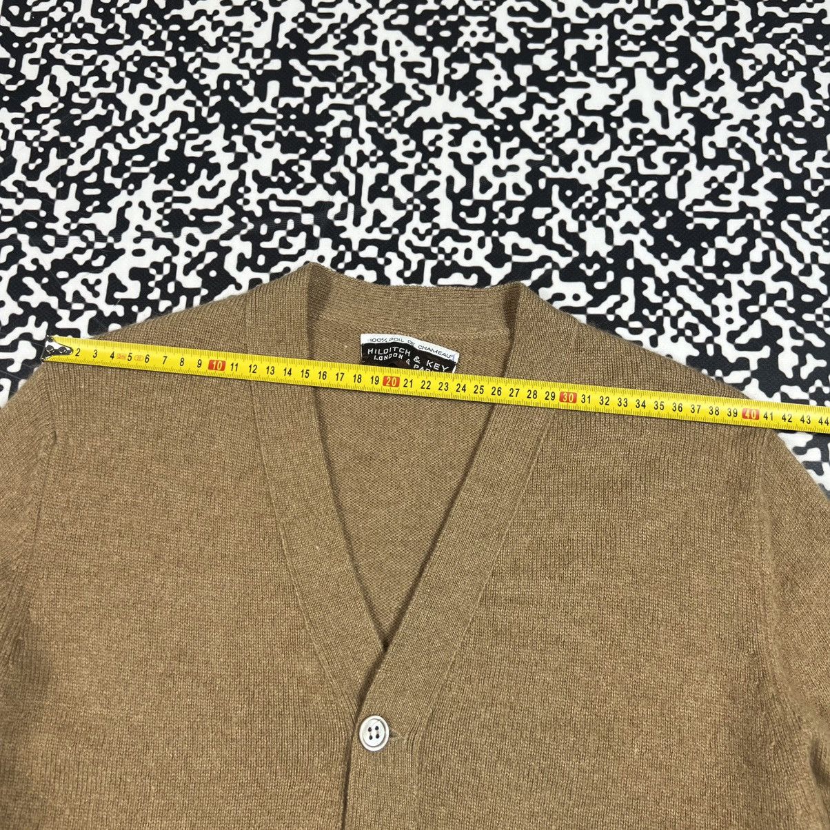 Hilditch & Key Vintage 90s Hilditch Key Camel Hair Retro Luxury Cardigan Size L / US 10 / IT 46 - 12 Thumbnail