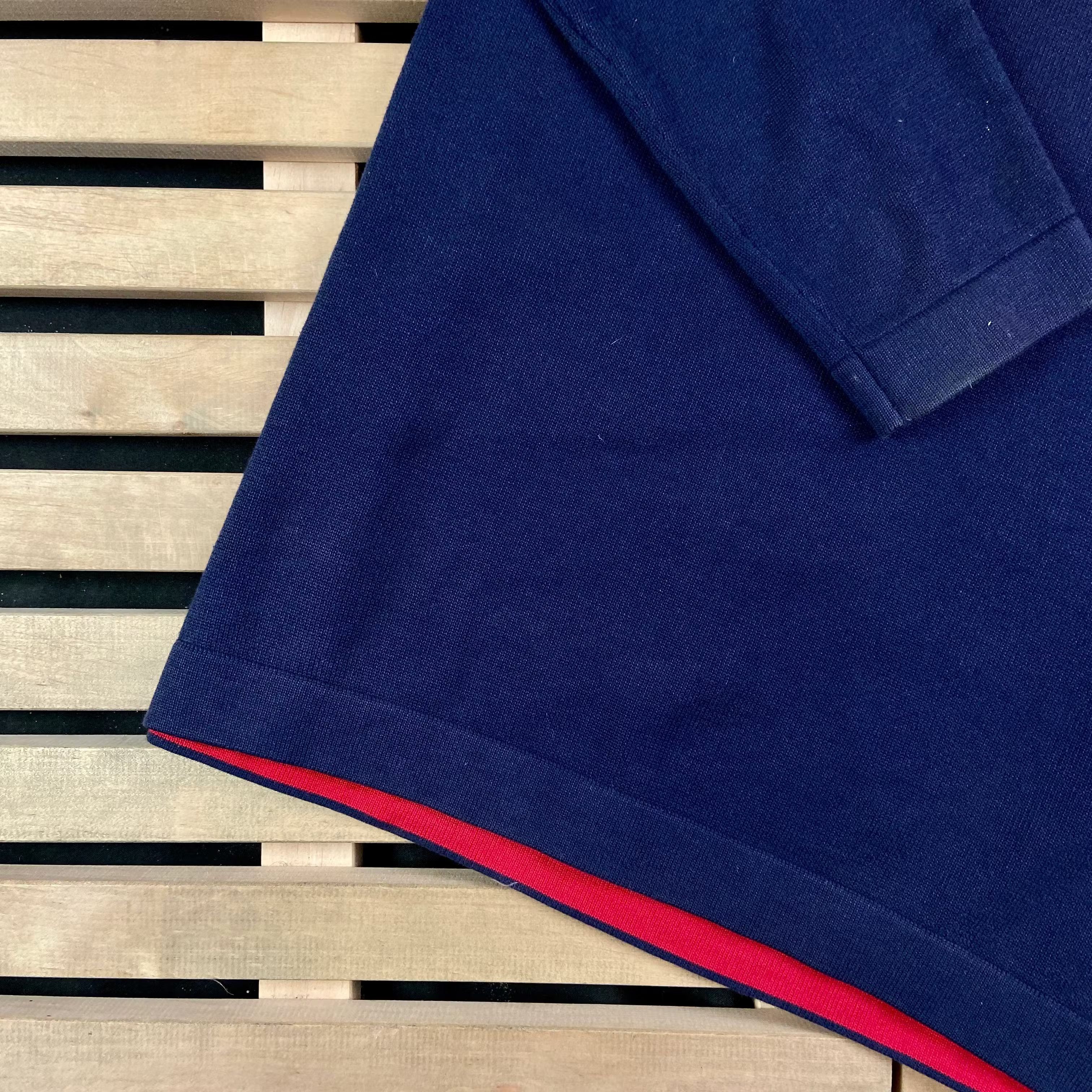 Tommy Hilfiger × Vintage Mens Sweatshirt Tommy Hilfiger Vintage V Neck Size S Size US S / EU 44-46 / 1 - 3 Thumbnail