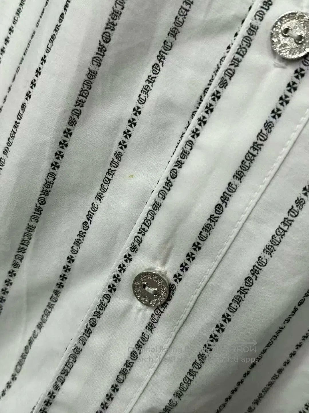 Chrome Hearts chrome hearts striped long sleeve shirt. Size US M / EU 48-50 / 2 - 4 Thumbnail