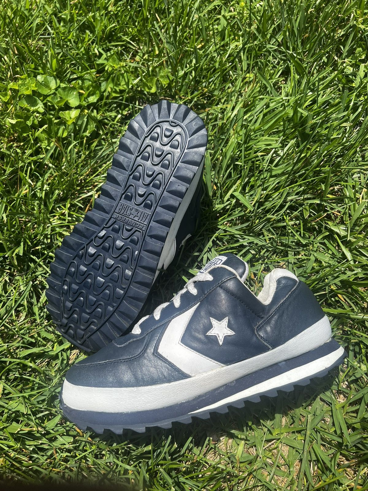 Converse RARE Vintage Converse 90s size 11 Mens All Star Runners Blue Size US 11 / EU 44 - 2 Thumbnail