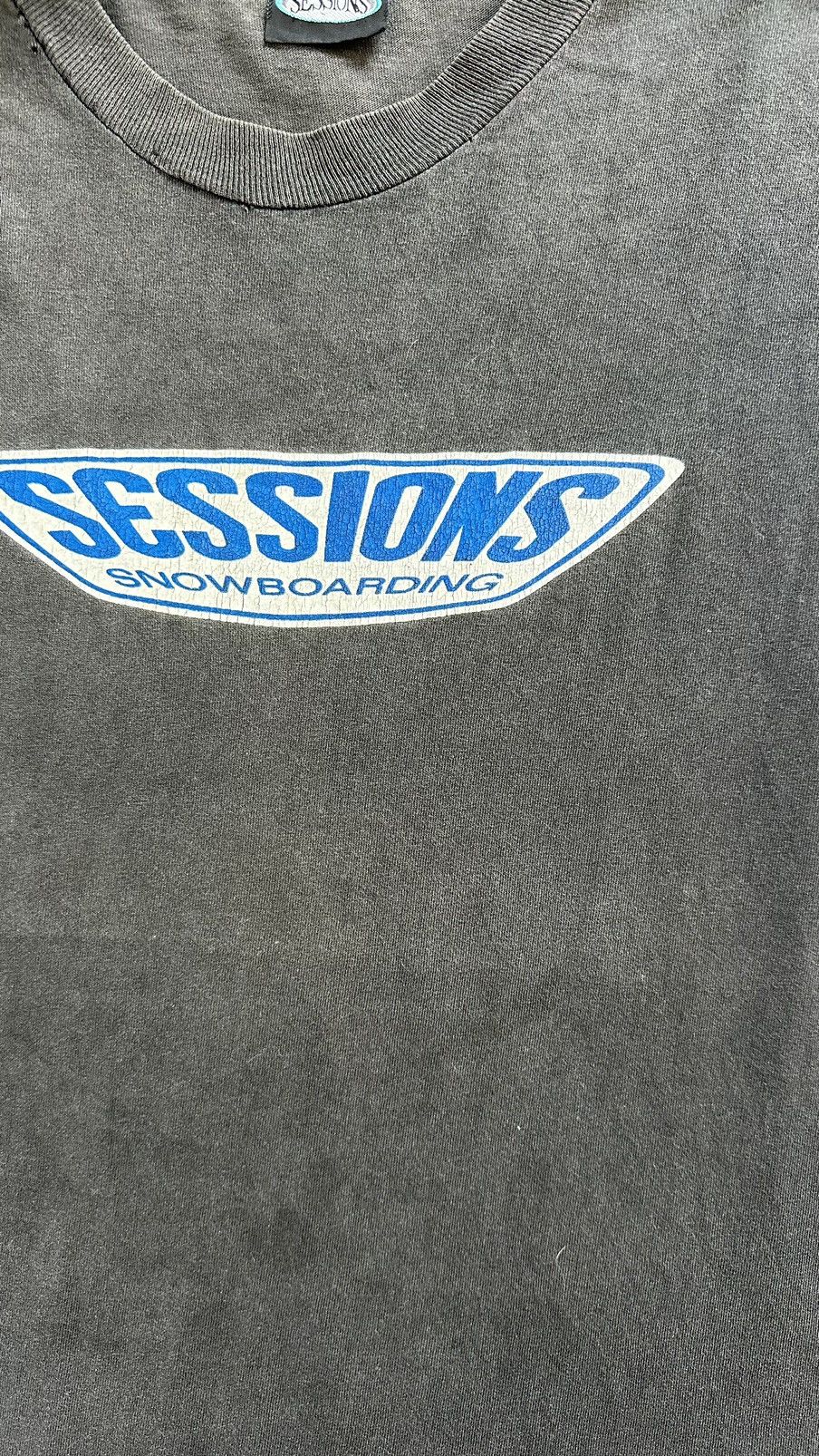 Sessions × Vintage VINTAGE SESSIONS SKATE SNOW WELL FADED TEE Size US L / EU 52-54 / 3 - 2 Thumbnail