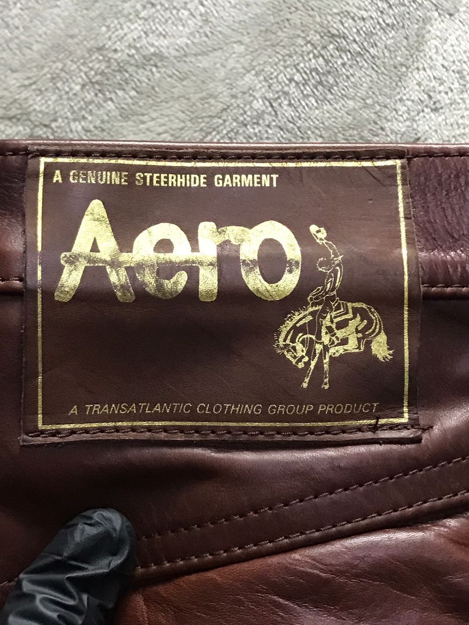 Aero Leathers × Vintage Aero Leather Horsehide Leather Pants Size US 29 - 7 Thumbnail