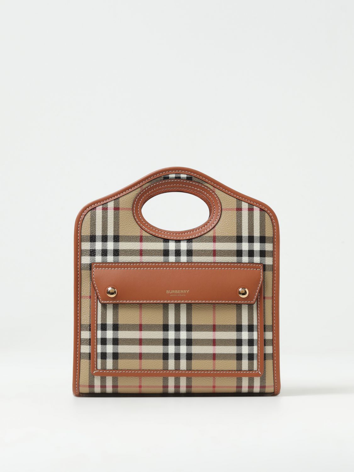 image of Burberry Handbag Woman Brown, Women's