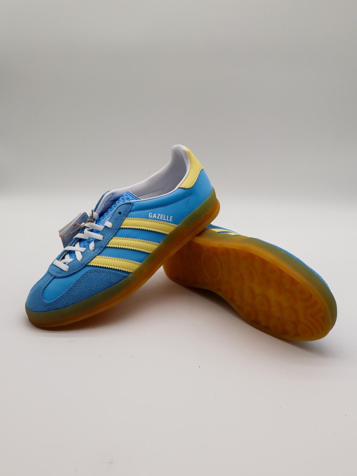 Adidas adidas Gazelle Indoor - Blue / Yellow - IE2960 – Size 7.5 Size US 8.5 / EU 41-42 - 3 Thumbnail