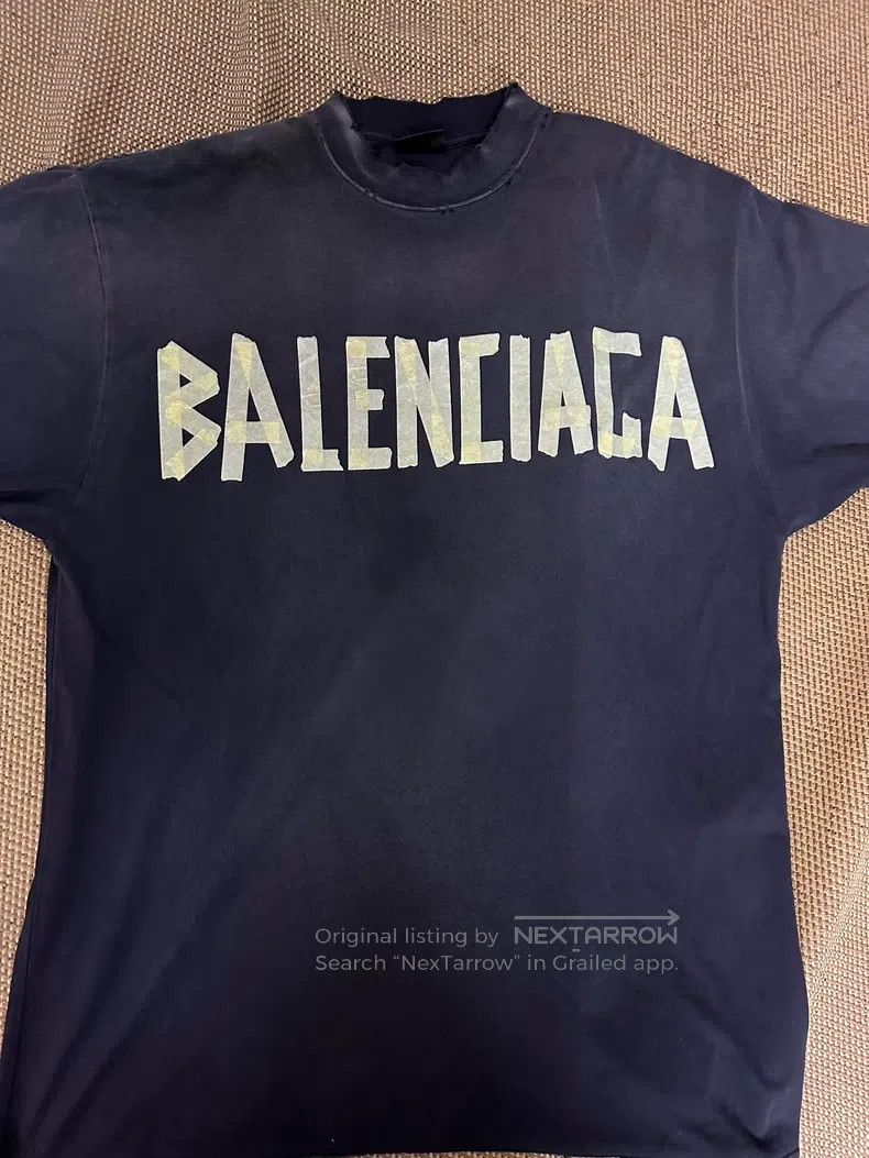 Balenciaga Balenciaga Tape short-sleeve Size US XXS / EU 40 - 1 Thumbnail